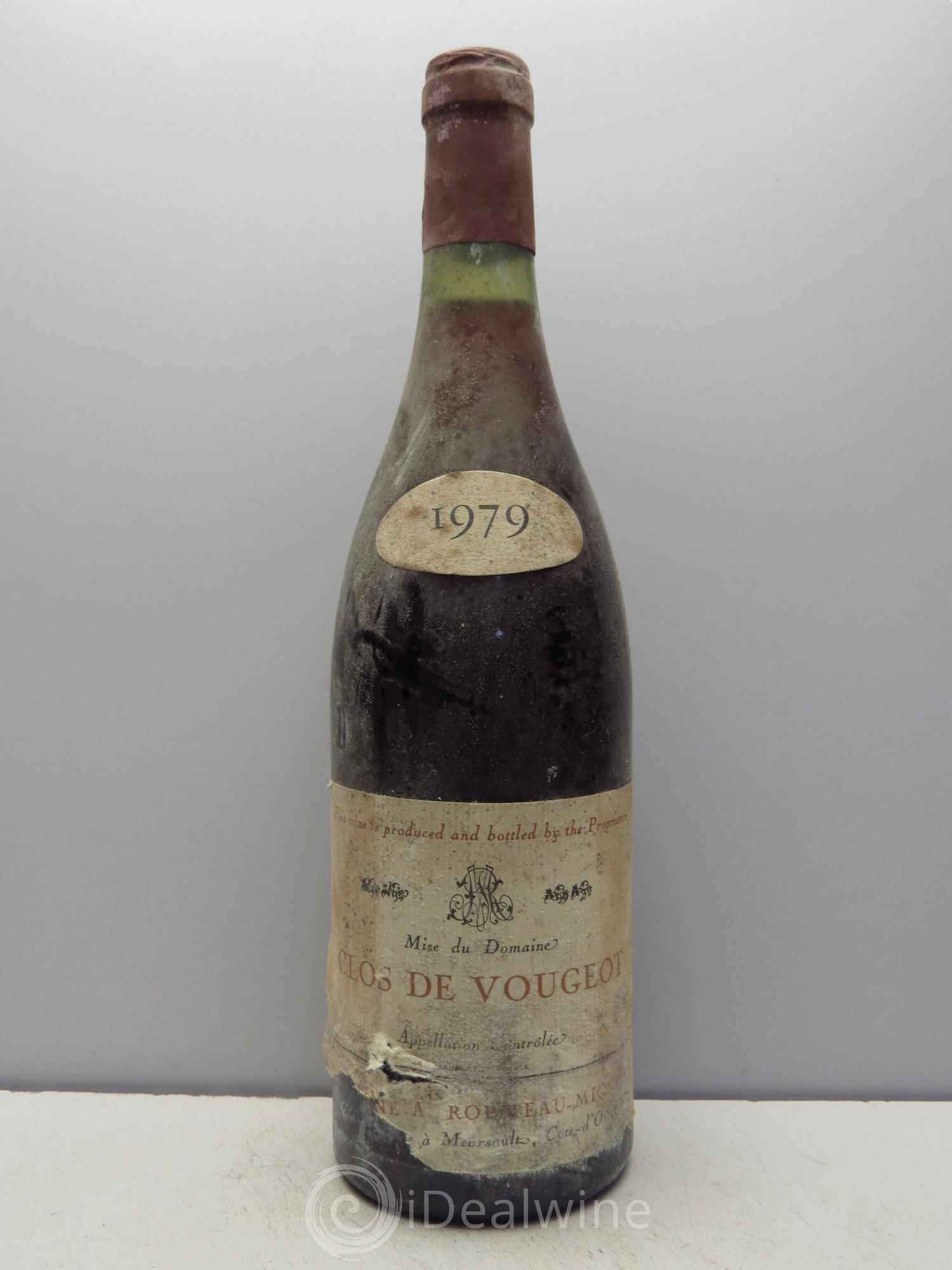 Clos de Vougeot Grand Cru Ropiteau Mignon (sans prix de réserve - no reserve) 1979 - Lot de 1 bouteille - 0