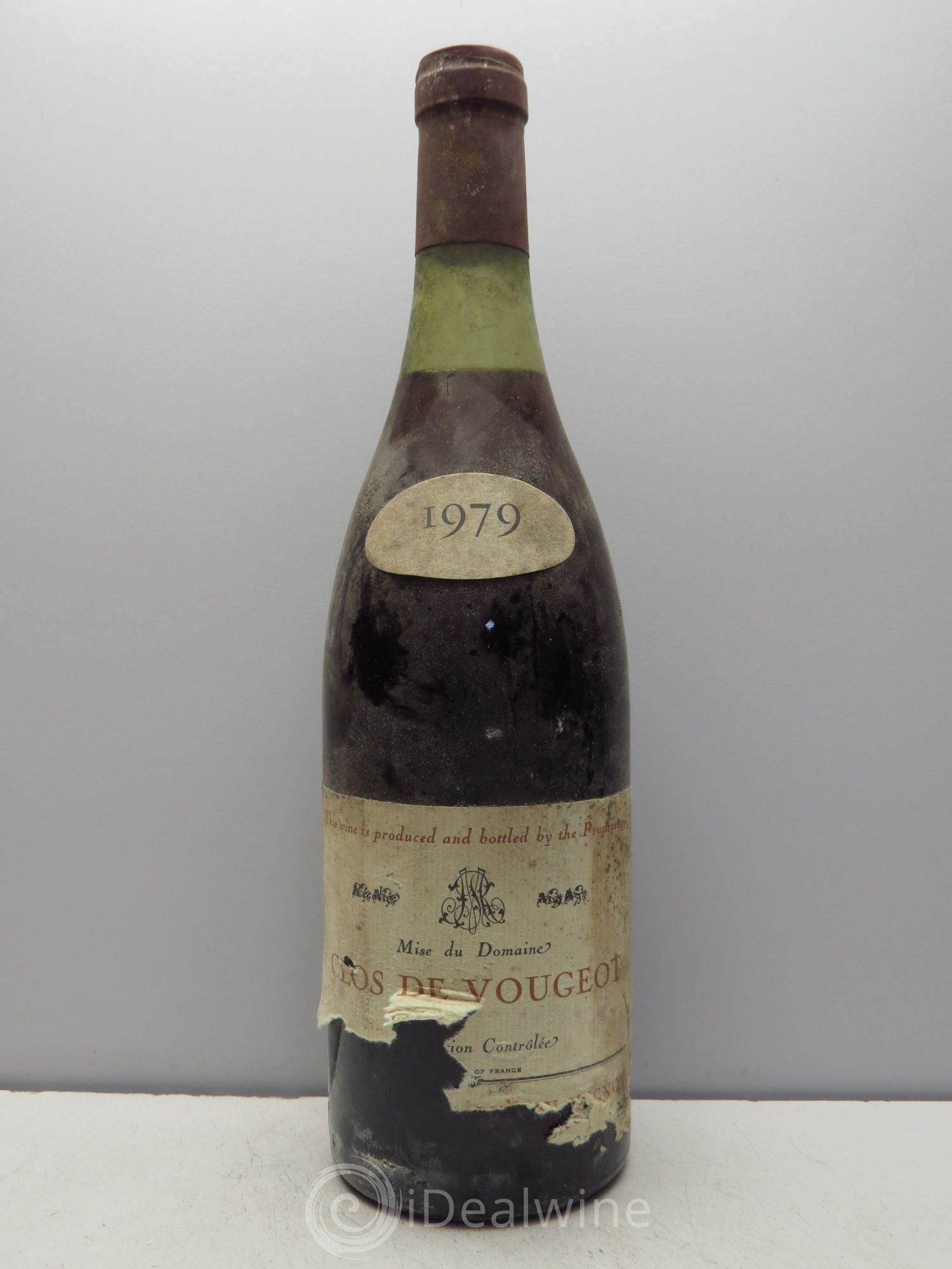 Clos de Vougeot Grand Cru Ropiteau Mignon (sans prix de réserve - no reserve) 1979 - Lot de 1 bouteille - 0