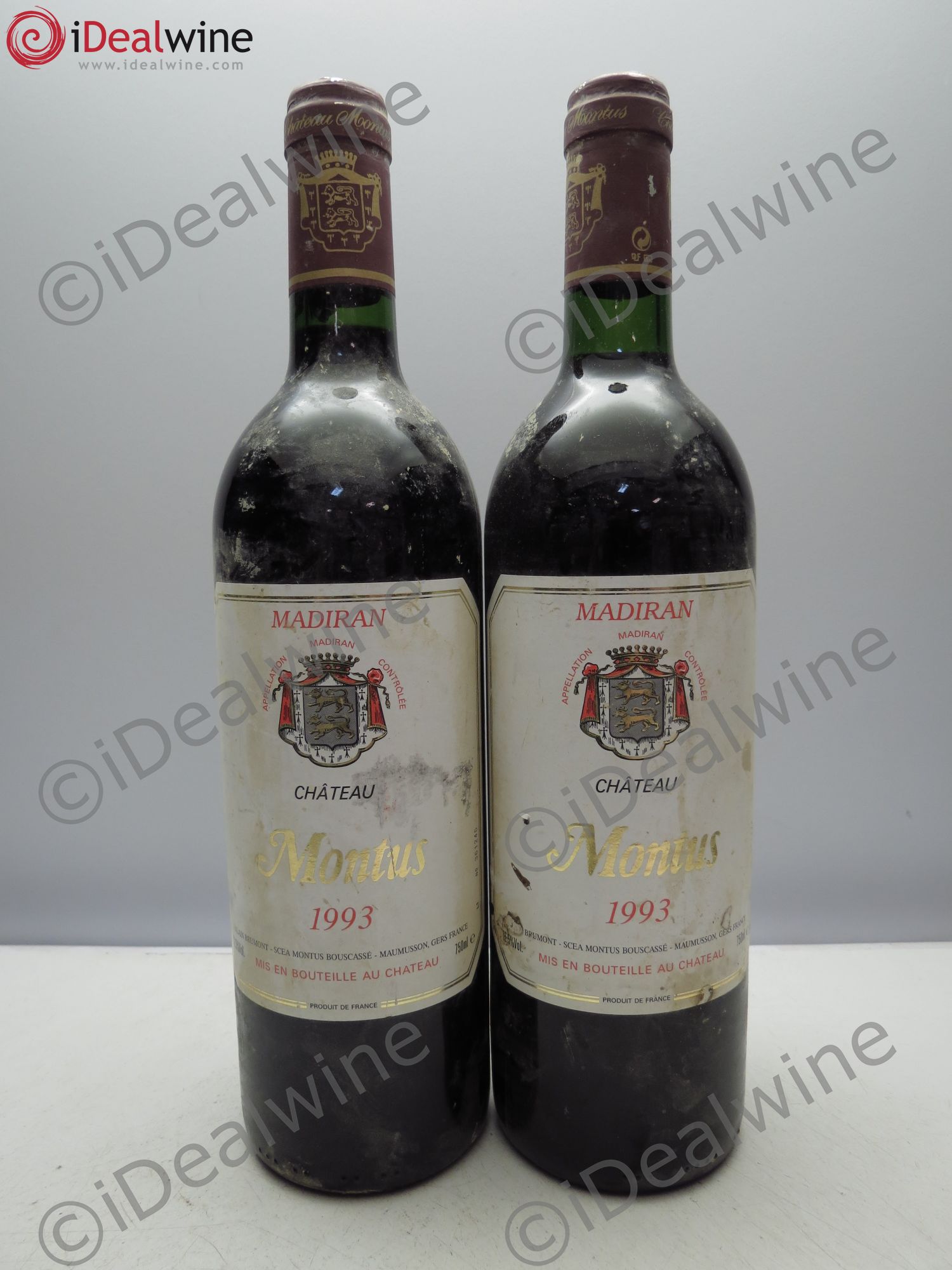 Madiran Château Montus Alain Brumont 1993 - Lot de 2 bouteilles - 0