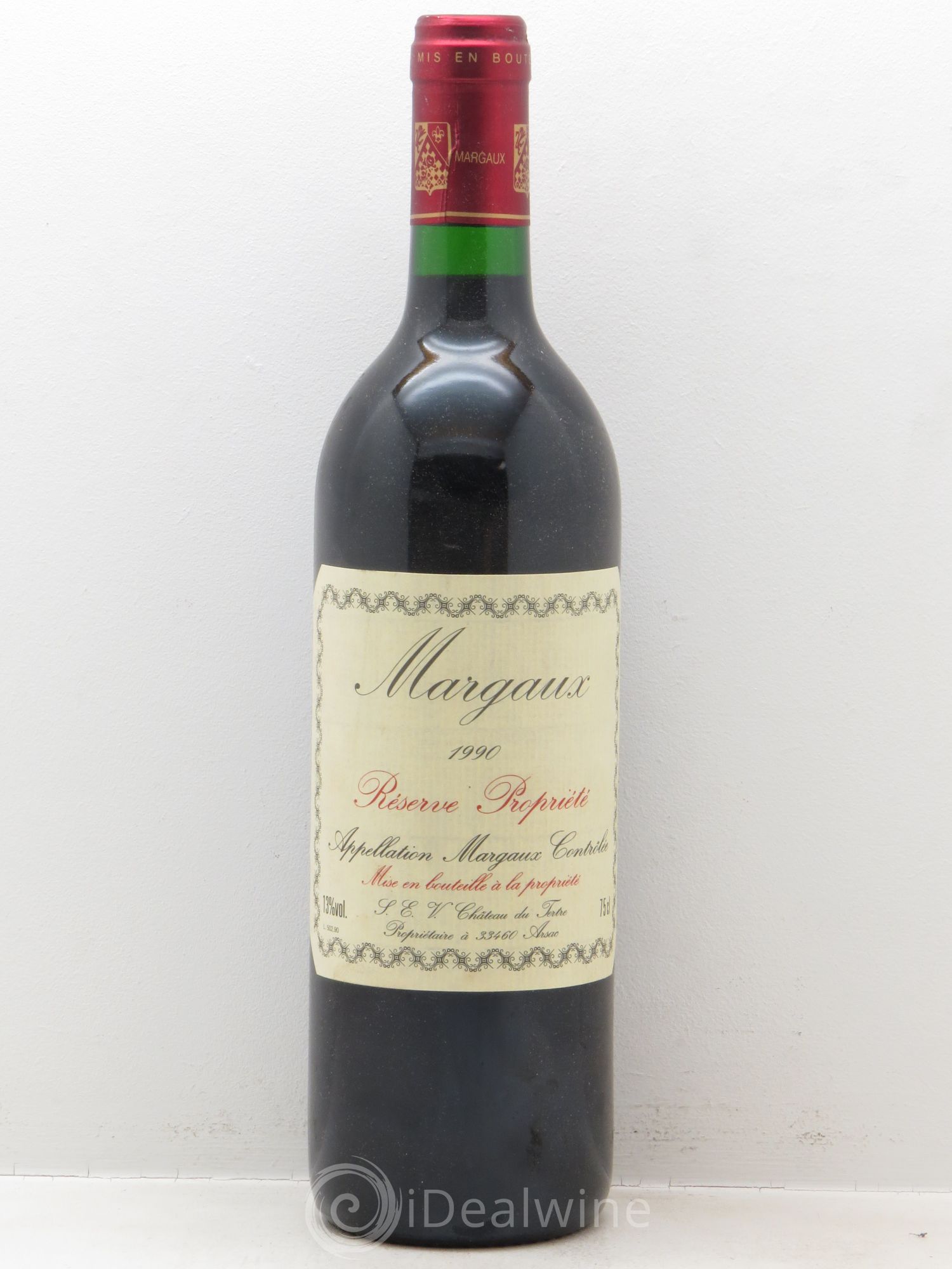 Bordeaux Réserve Propriété Appellation Margaux 1990 - Posten von 12 Flaschen - 0