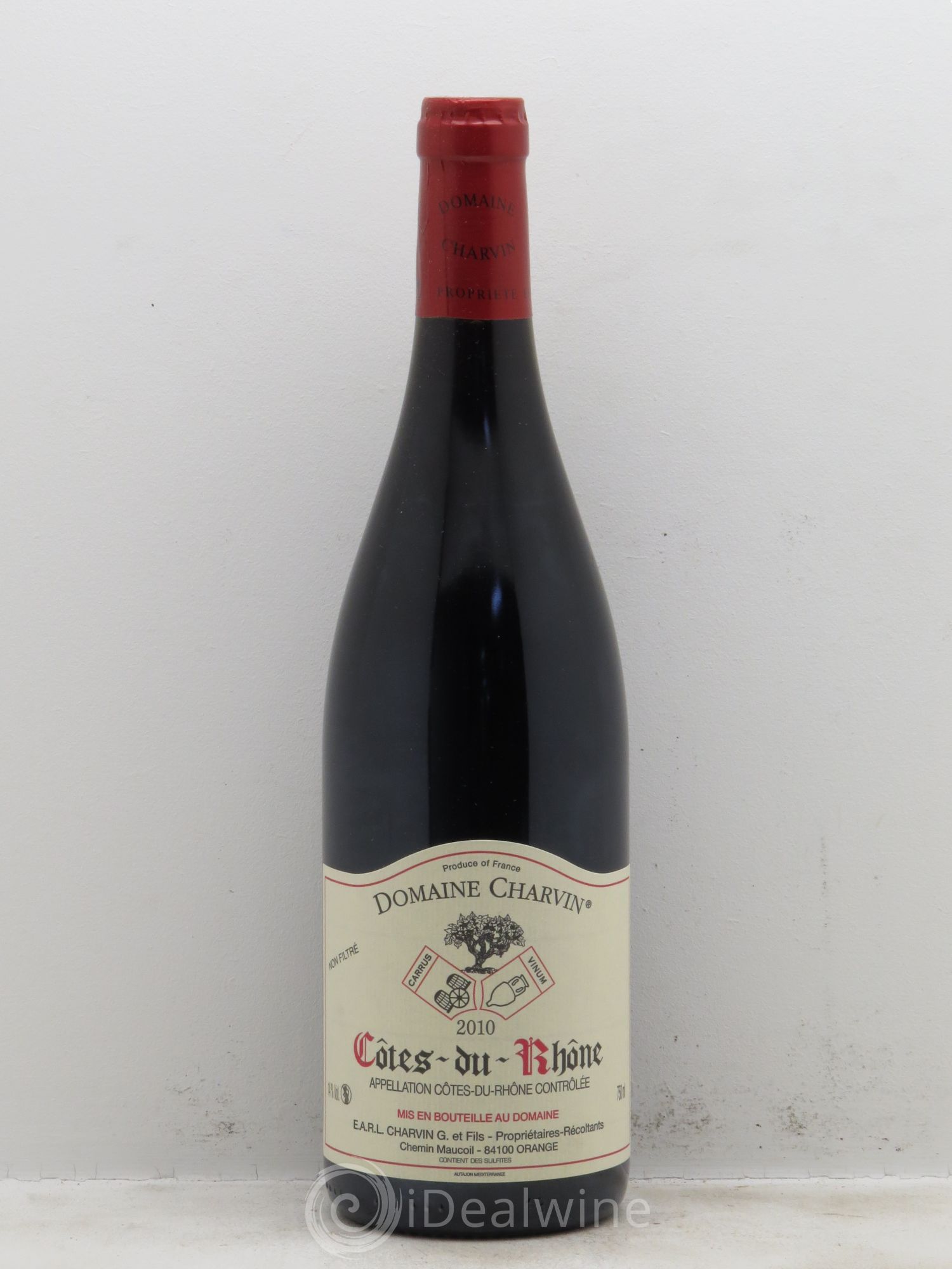 Côtes-du-Rhône Charvin (Domaine) 2010 - Lot de 12 bouteilles - 0