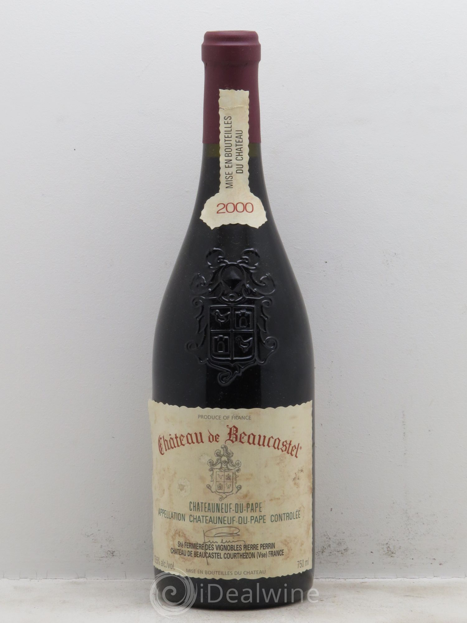 Châteauneuf-du-Pape Château de Beaucastel Famille Perrin 2000 - Lot de 6 bouteilles - 0
