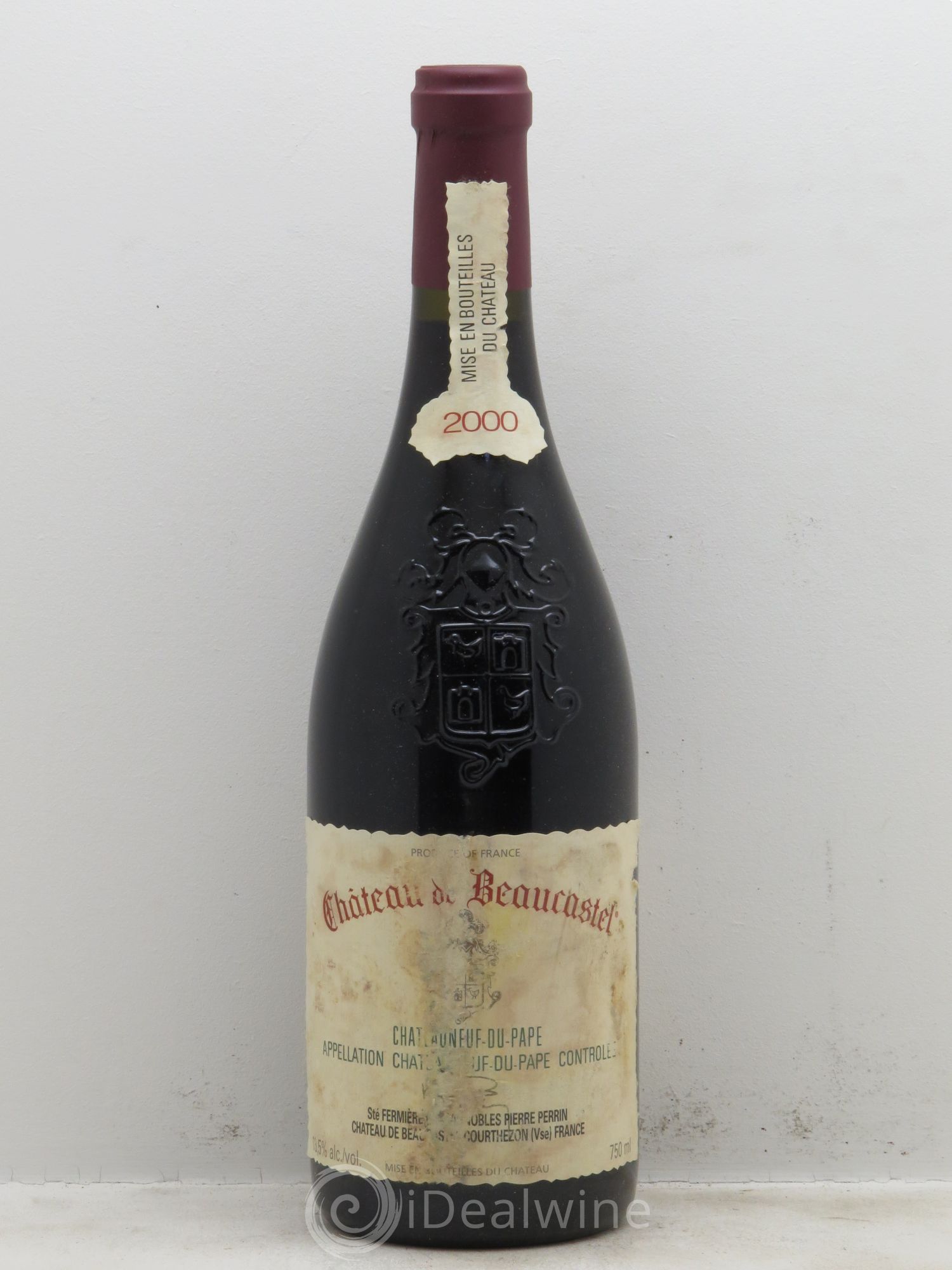 Châteauneuf-du-Pape Château de Beaucastel Famille Perrin (sans prix de réserve - no reserve) 2000 - Posten von 1 Flasche - 0