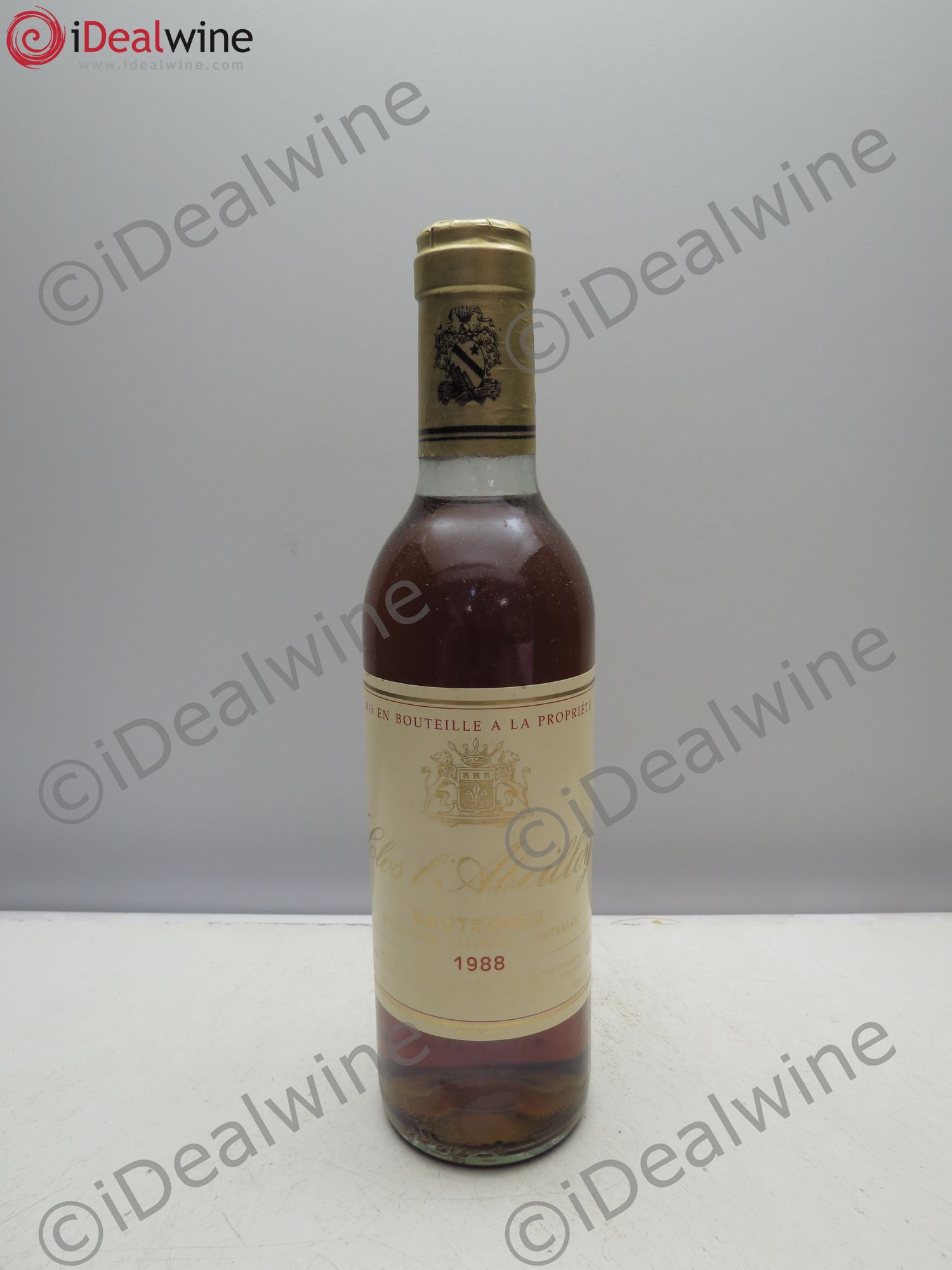Sauternes Clos l'Abeilley (sans prix de réserve / no reserve) 1988 - Posten von 6 Demi-Flaschen - 0