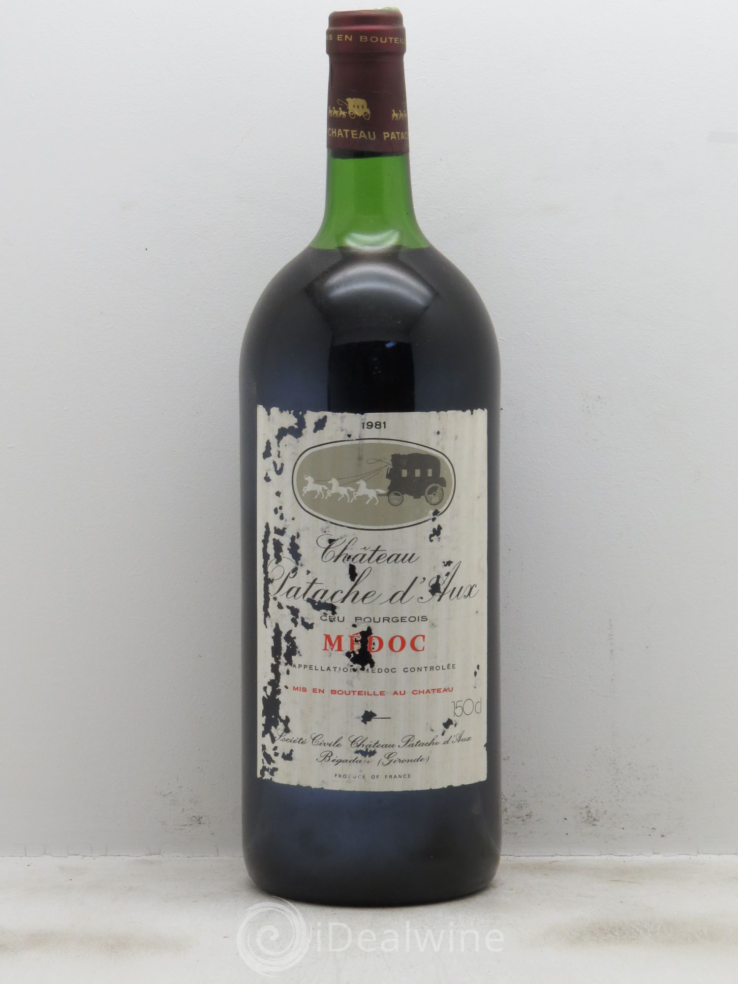 Château Patache d'Aux Cru Bourgeois (sans prix de réserve - no reserve) 1981 - Posten von 1 Magnum - 0