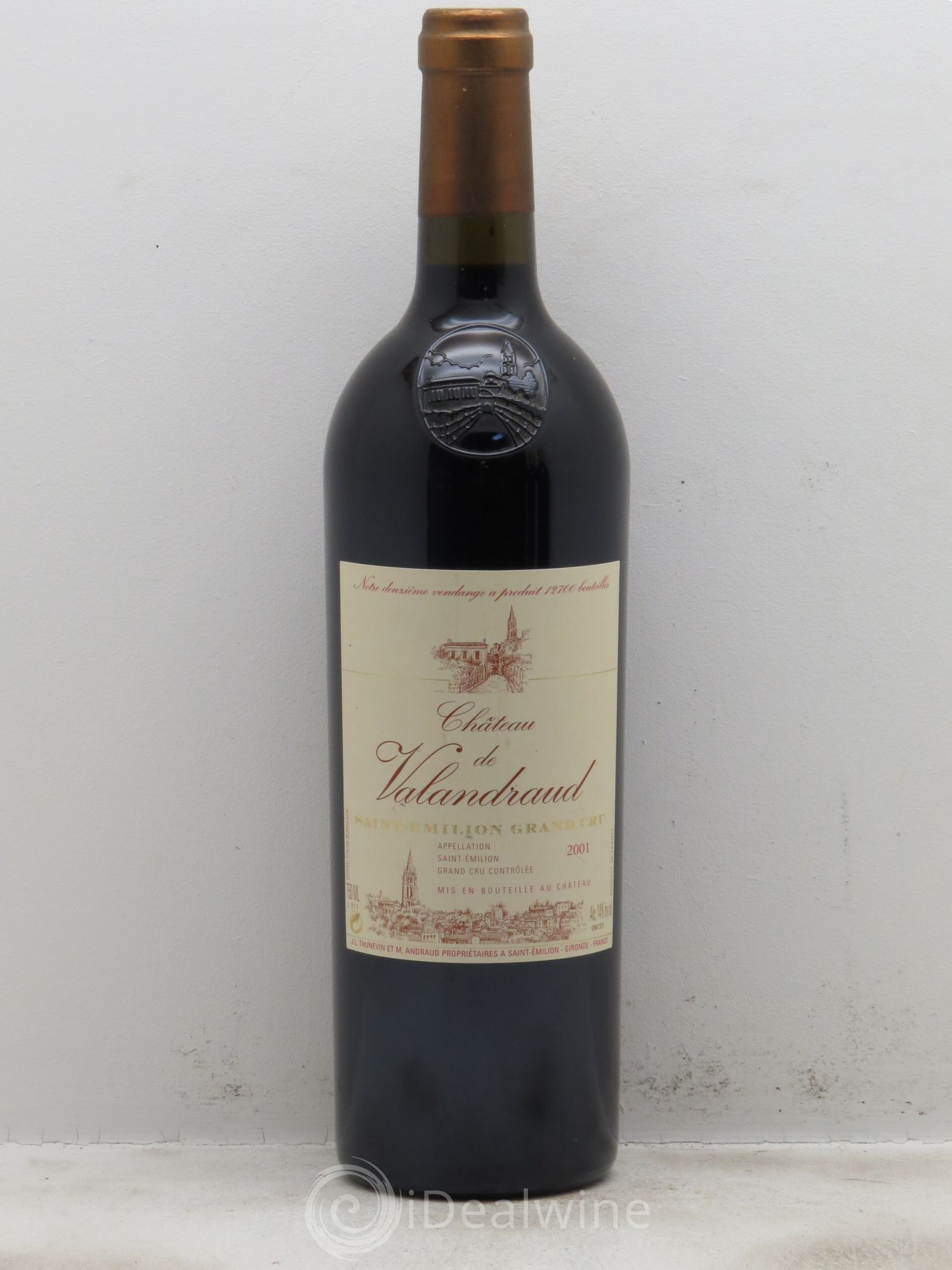 Château de Valandraud null 2001 - Lot of 1 bottle - 0