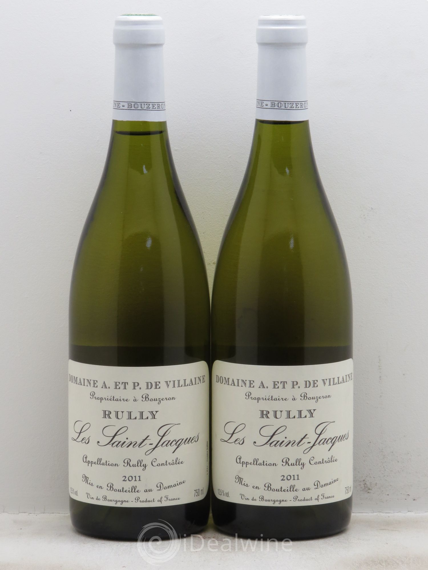 Rully Les Saint Jacques - A et P de Villaine (sans prix de réserve - no reserve) 2011 - Posten von 2 Flaschen - 0