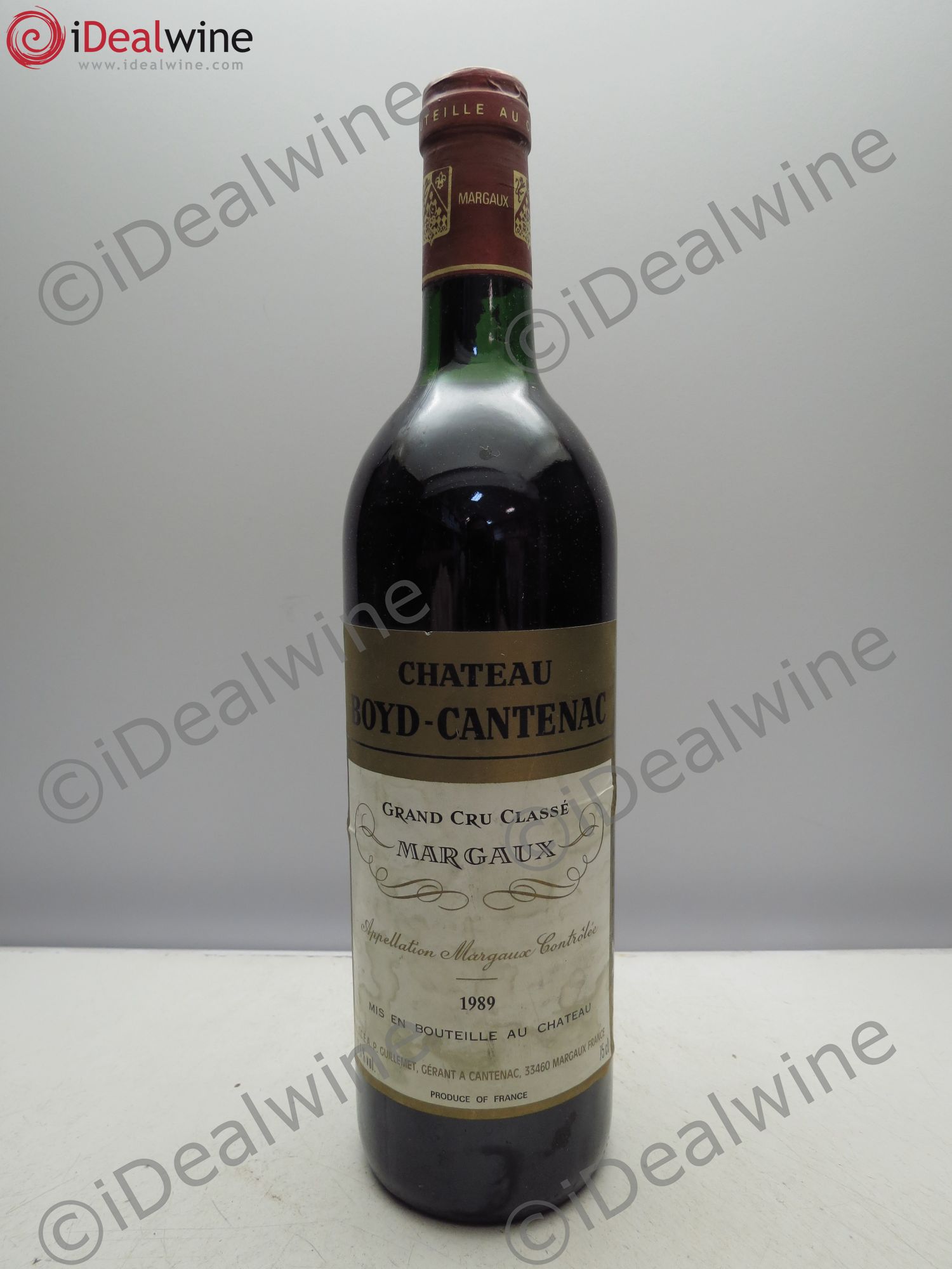 Château Boyd Cantenac 3ème Grand Cru Classé 1989 - Lot de 1 bouteille - 0