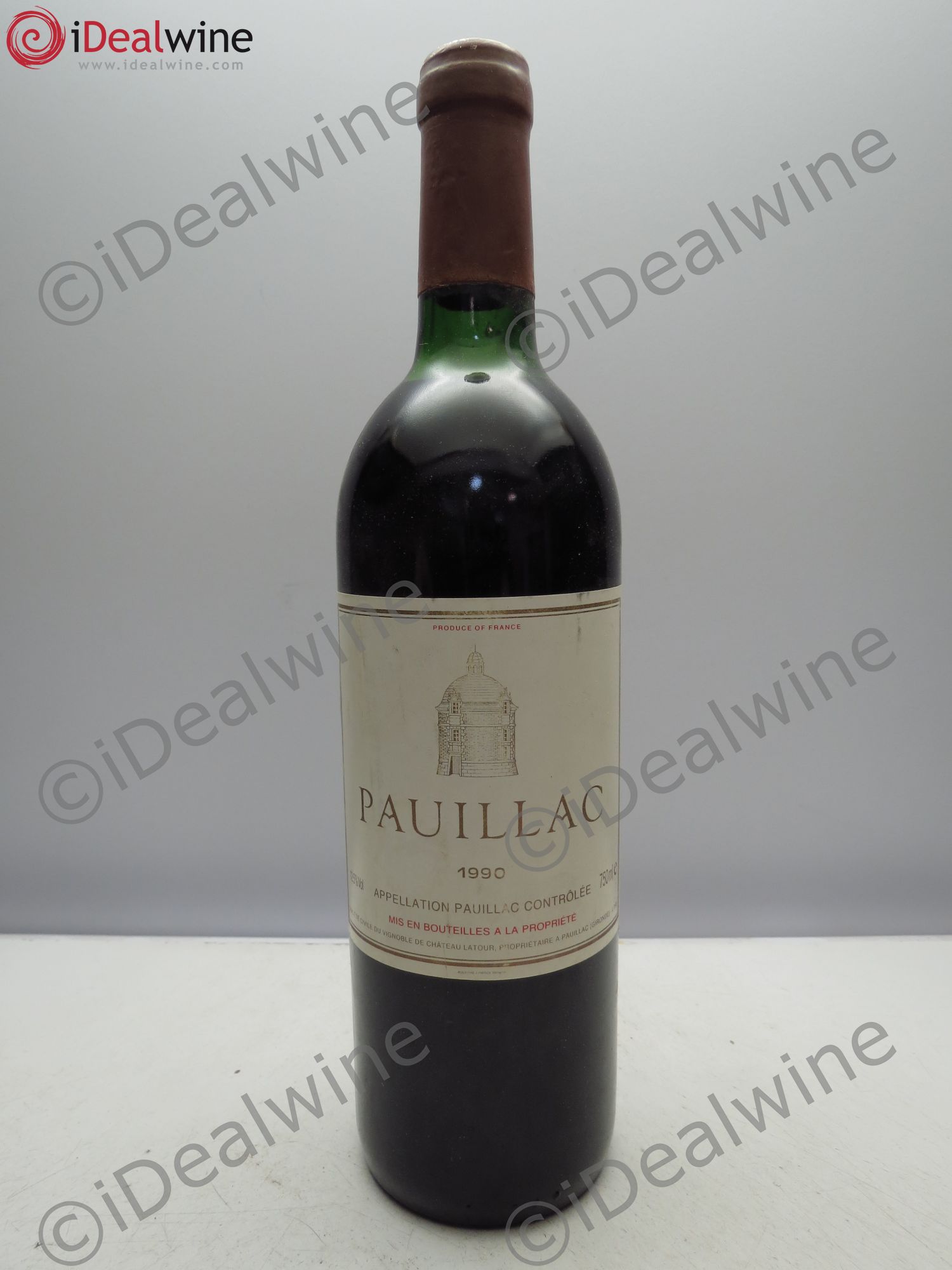 Bordeaux Pauillac 1990 - Posten von 1 Flasche - 0