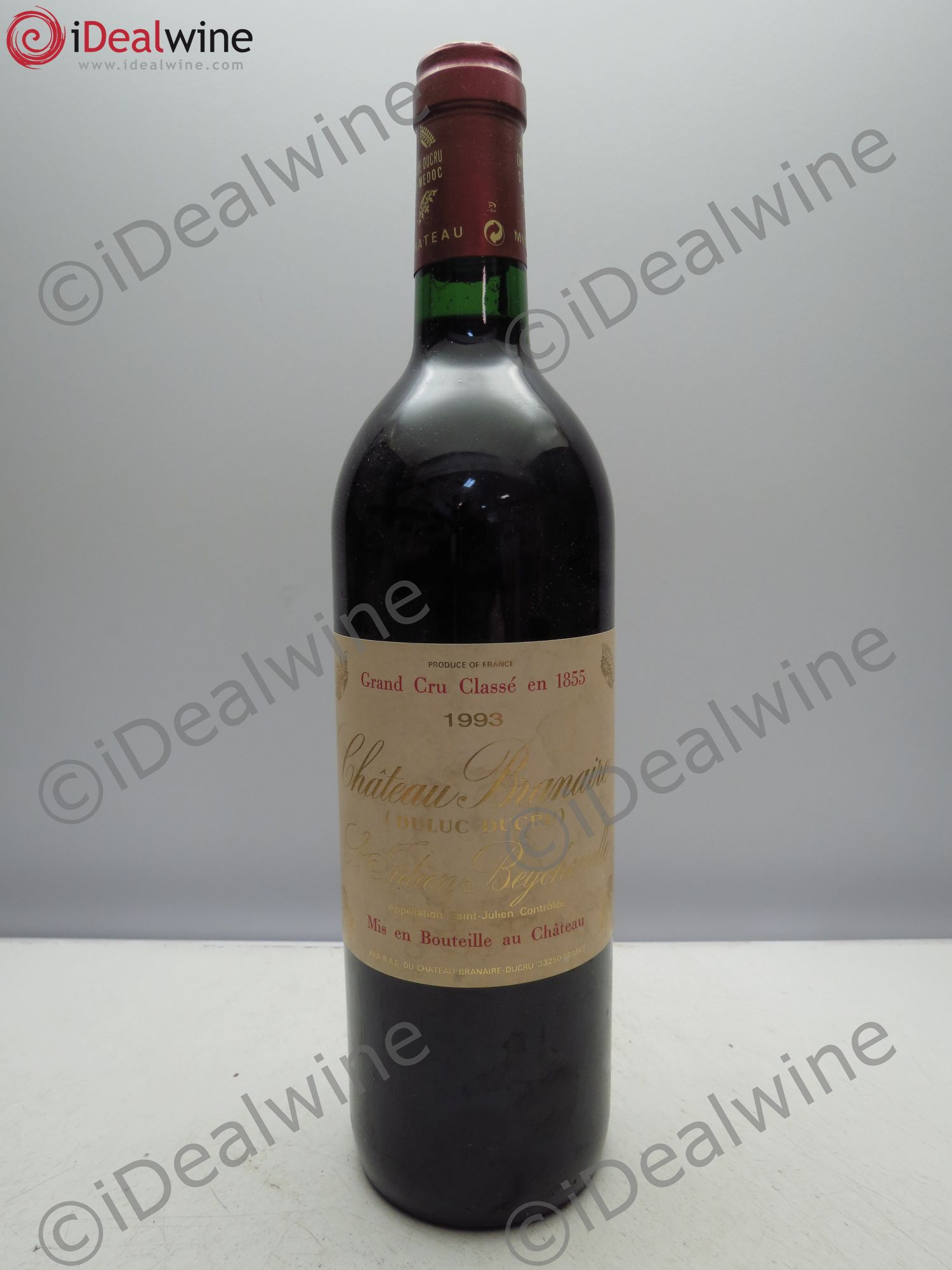 Château Branaire Ducru 4ème Grand Cru Classé (sans prix de reserve/no reserve) 1993 - Lotto di 1 bottiglia - 0