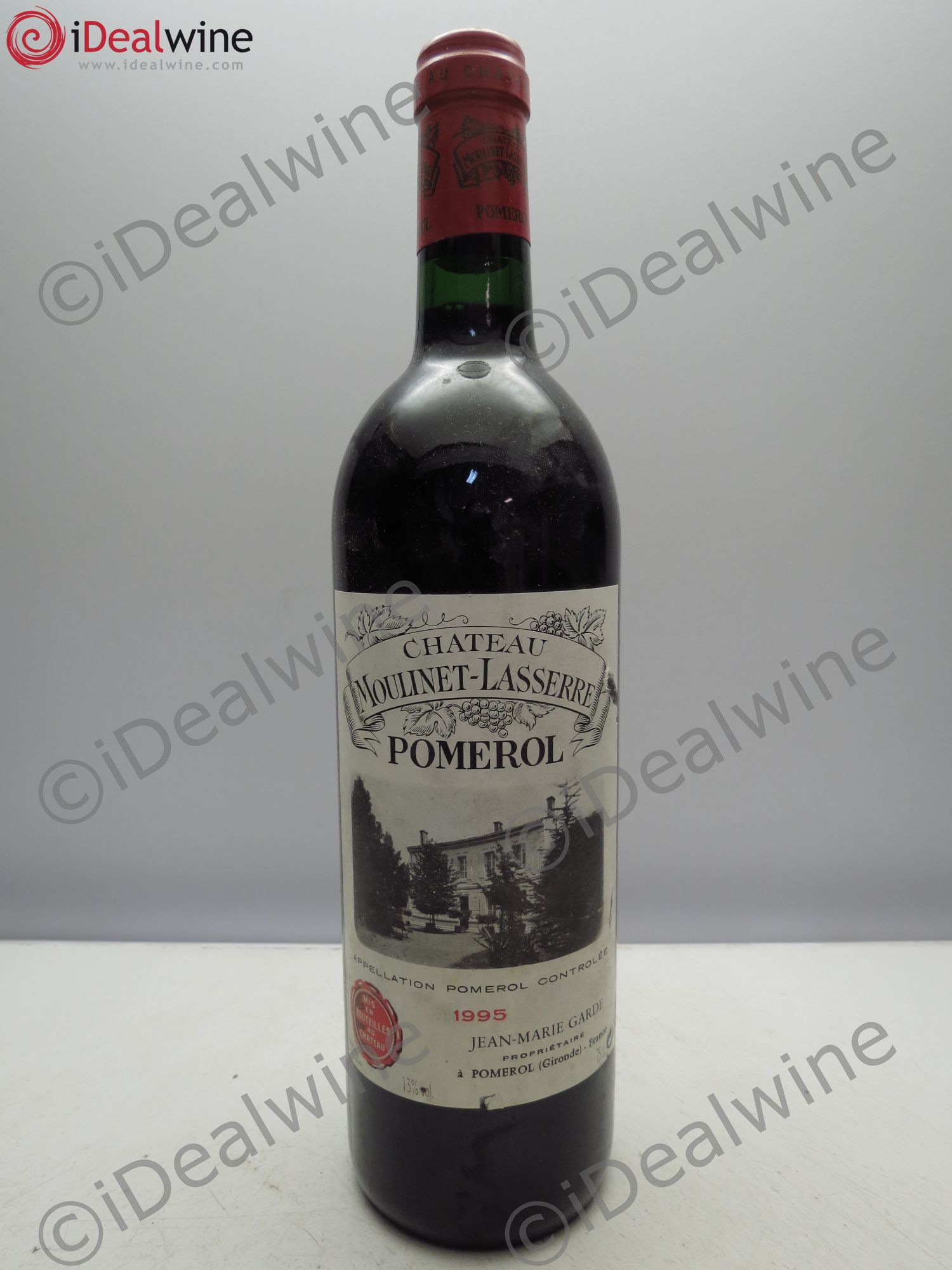 Château Moulinet Lasserre (sans prix de réserve/no reserve) 1995 - Posten von 1 Flasche - 0