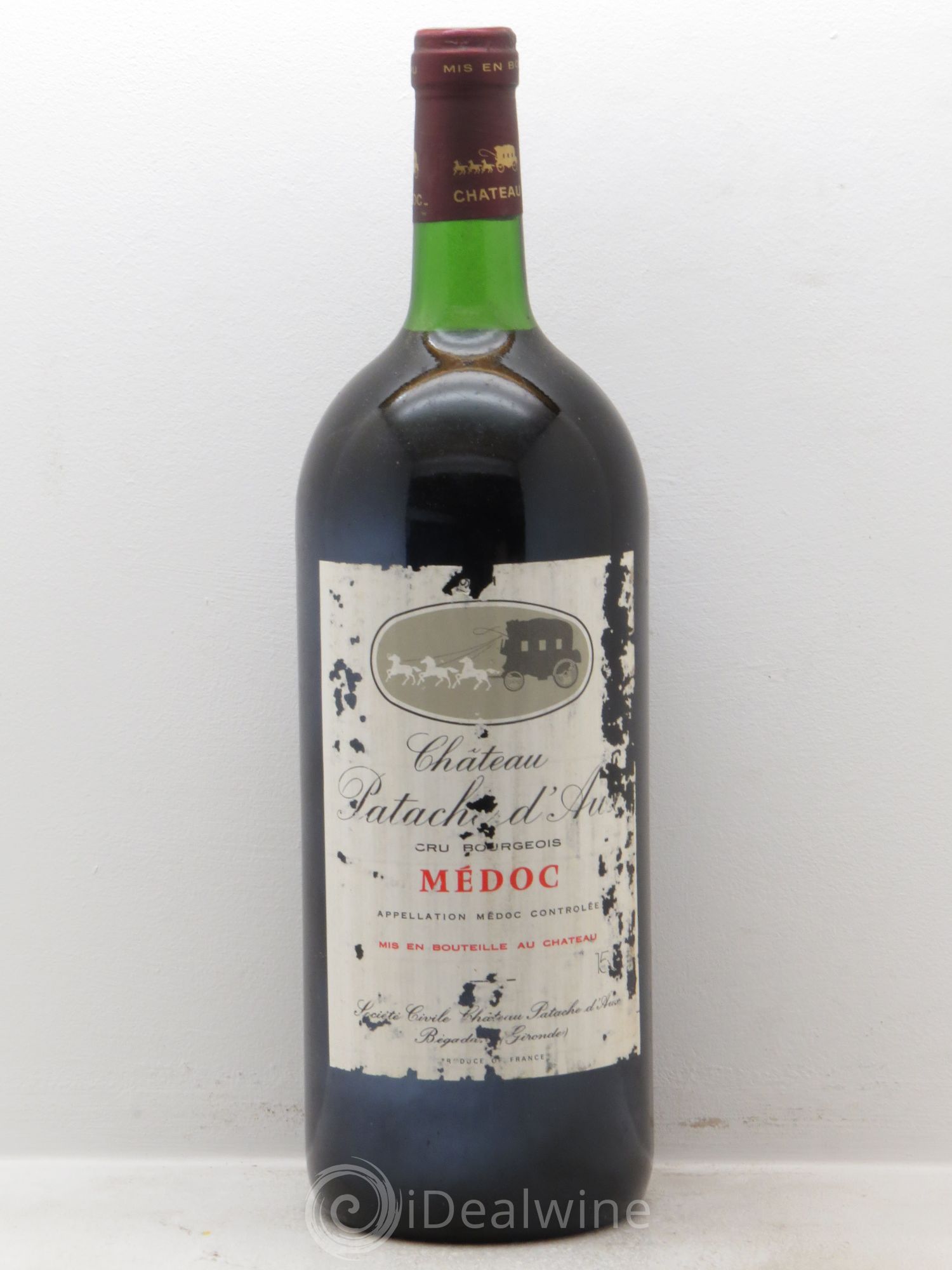 Château Patache d'Aux Cru Bourgeois (sans prix de réserve) 1981 - Lot de 1 magnum - 0