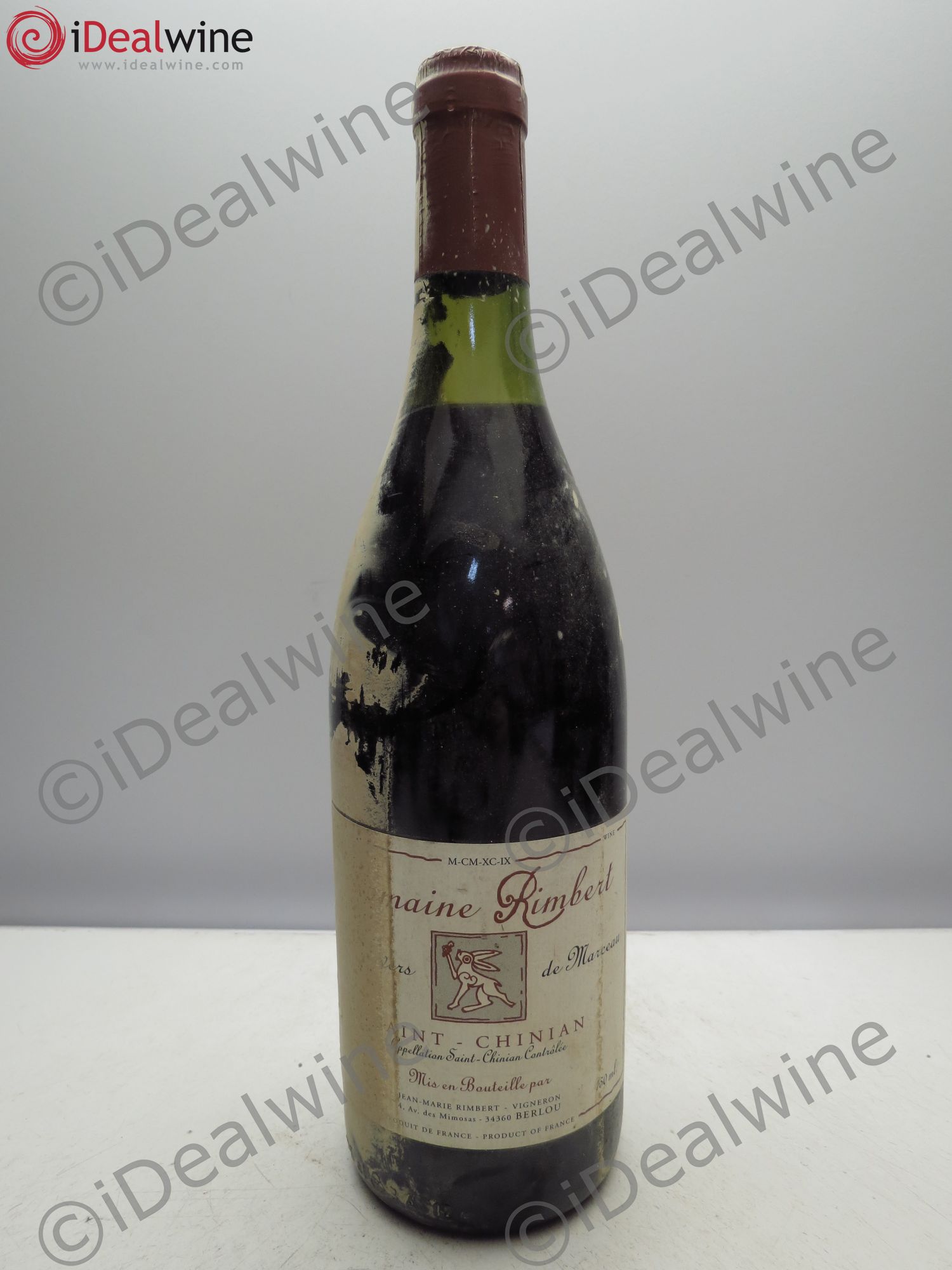 Saint-Chinian Rimbert (sans prix de réserve/no reserve) 1999 - Posten von 1 Flasche - 0