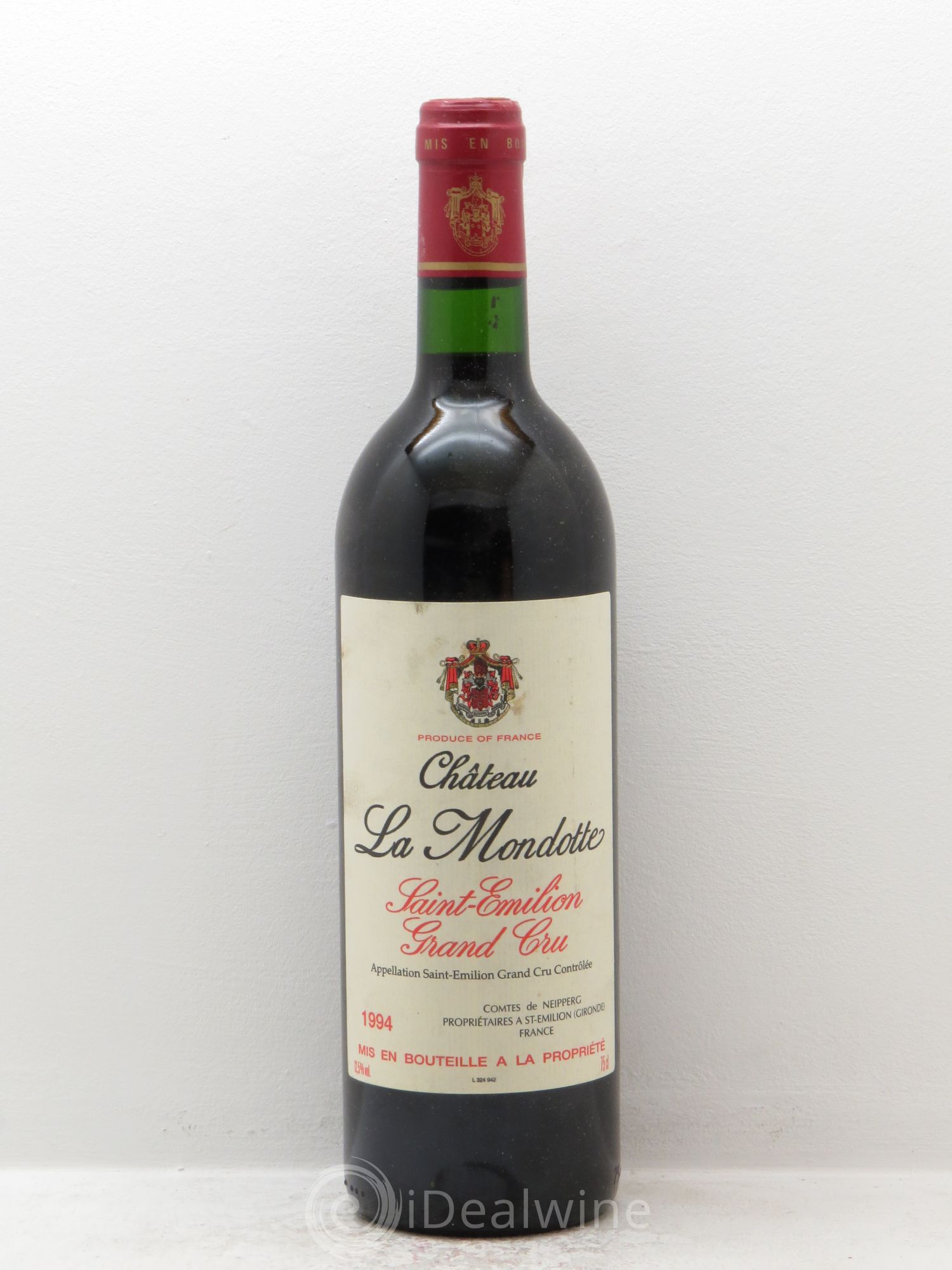 La Mondotte 1er Grand Cru Classé B depuis 2012 (sans prix de réserve) 1994 - Lot de 1 bouteille - 0
