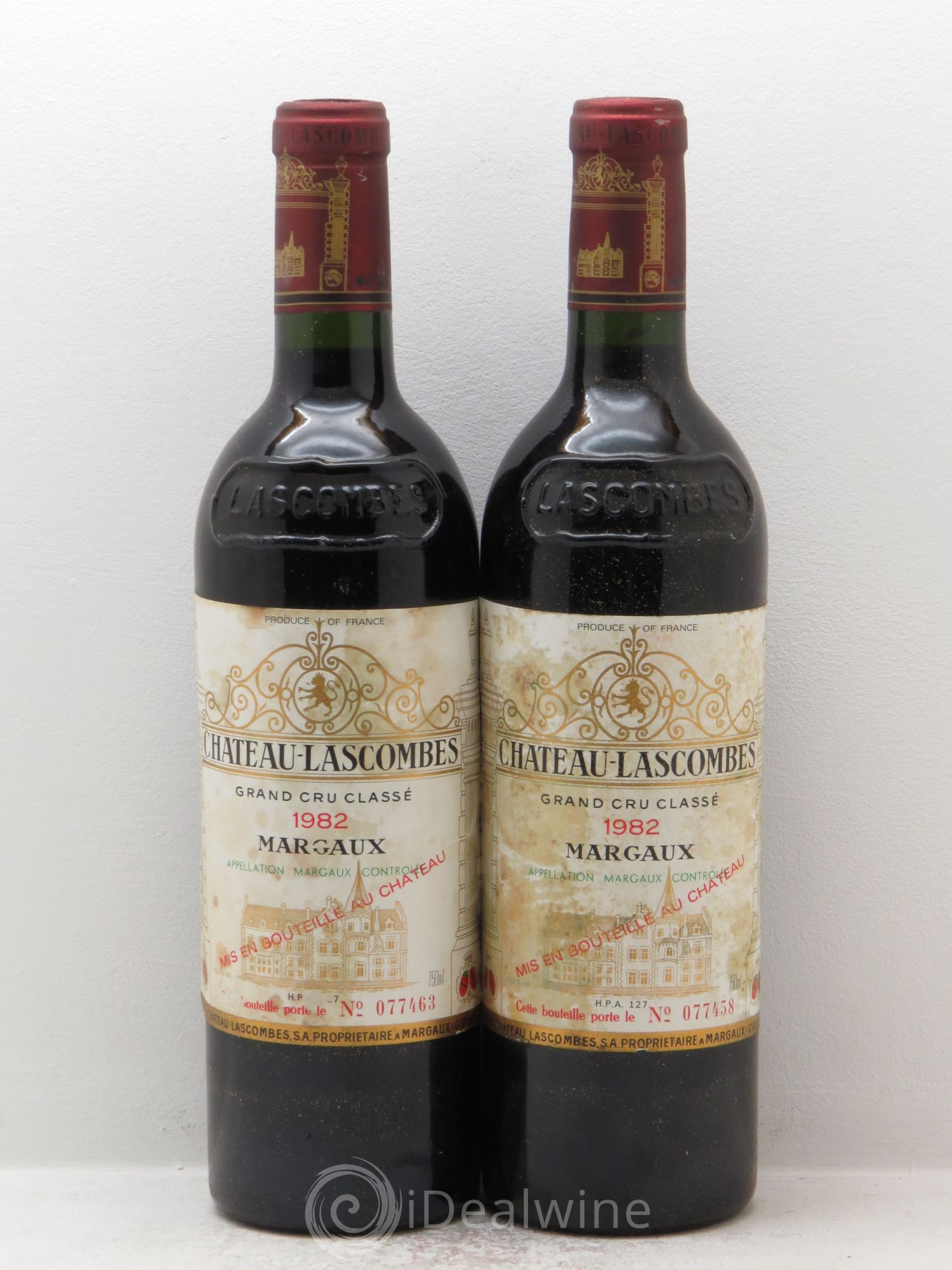 Château Lascombes 2ème Grand Cru Classé 1982 - Lot de 2 bouteilles - 0