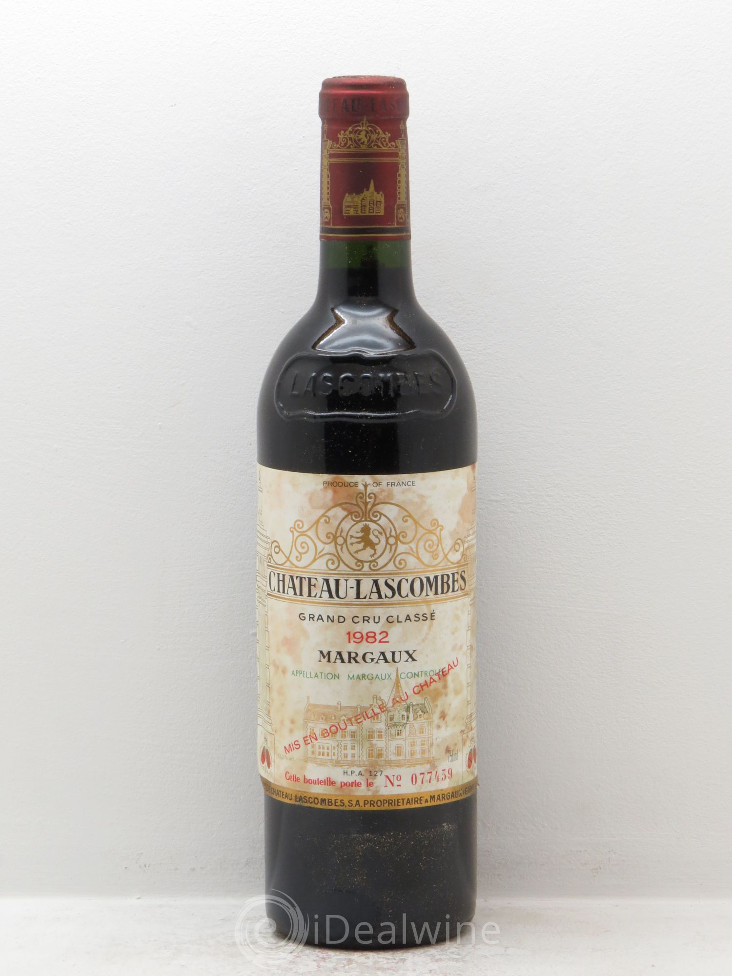 Château Lascombes 2ème Grand Cru Classé (sans prix de réserve) 1982 - Lot de 1 bouteille - 0