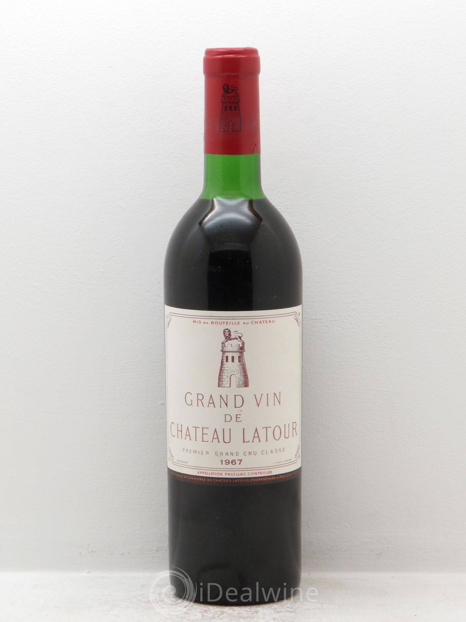 Château Latour 1er Grand Cru Classé 1967 - Lot de 1 bouteille - 0