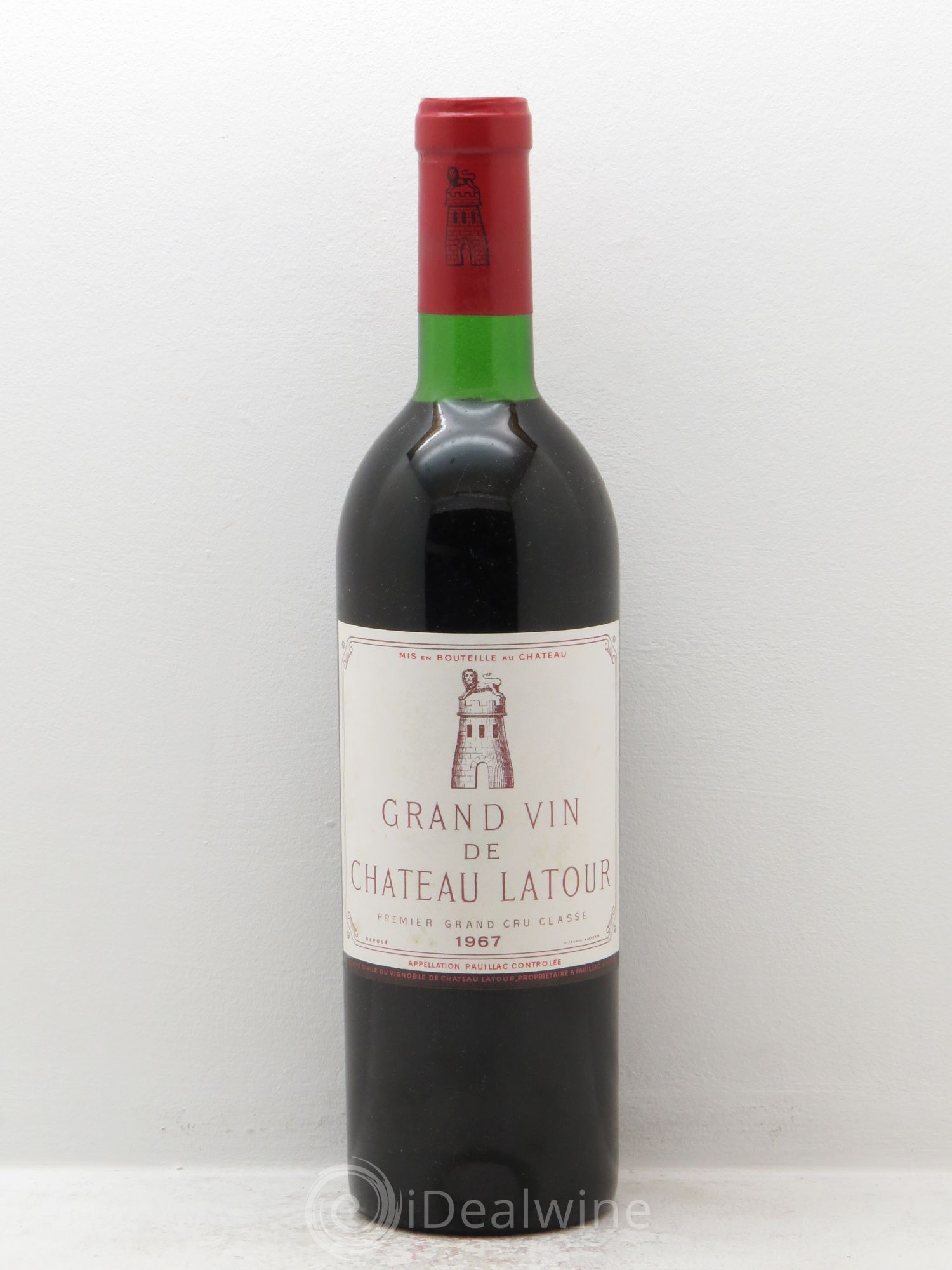 Château Latour 1er Grand Cru Classé 1967 - Lot de 1 bouteille - 0