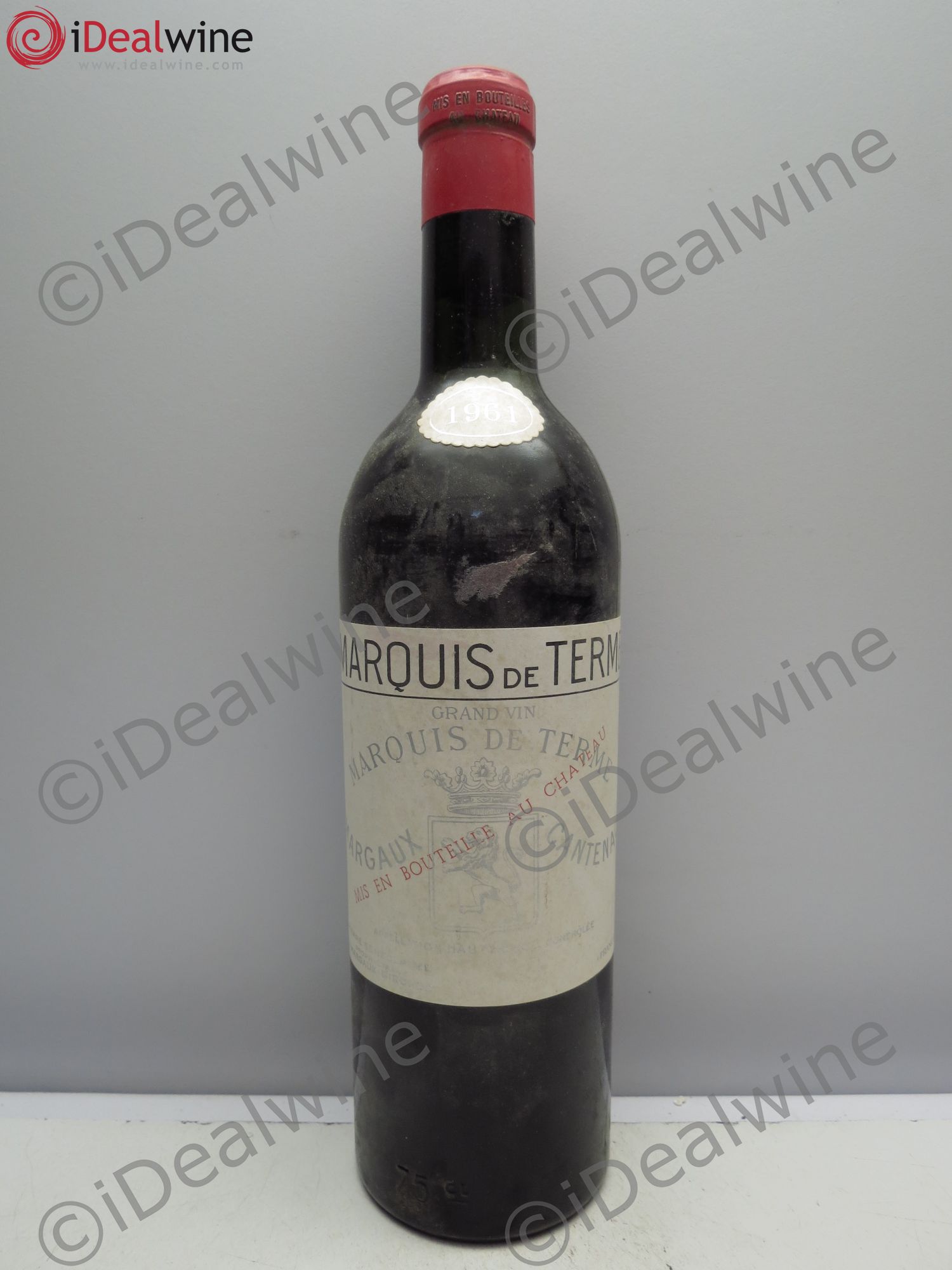 Château Marquis de Terme 4ème Grand Cru Classé (sans prix de réserve/no reserve) 1961 - Lotto di 1 bottiglia - 0