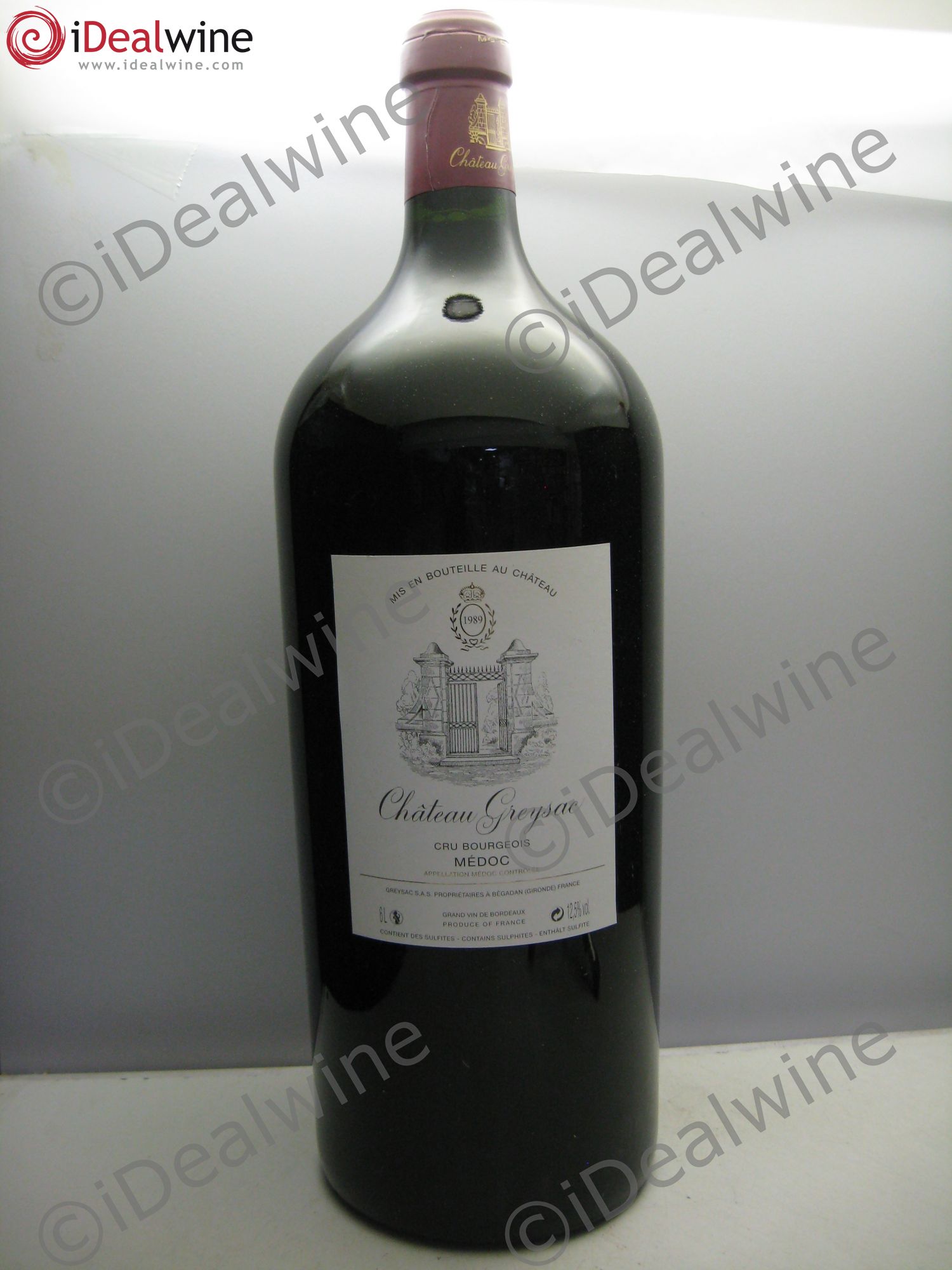 Château Greysac Cru Bourgeois 1989 - Lot de 1 impériale - 0