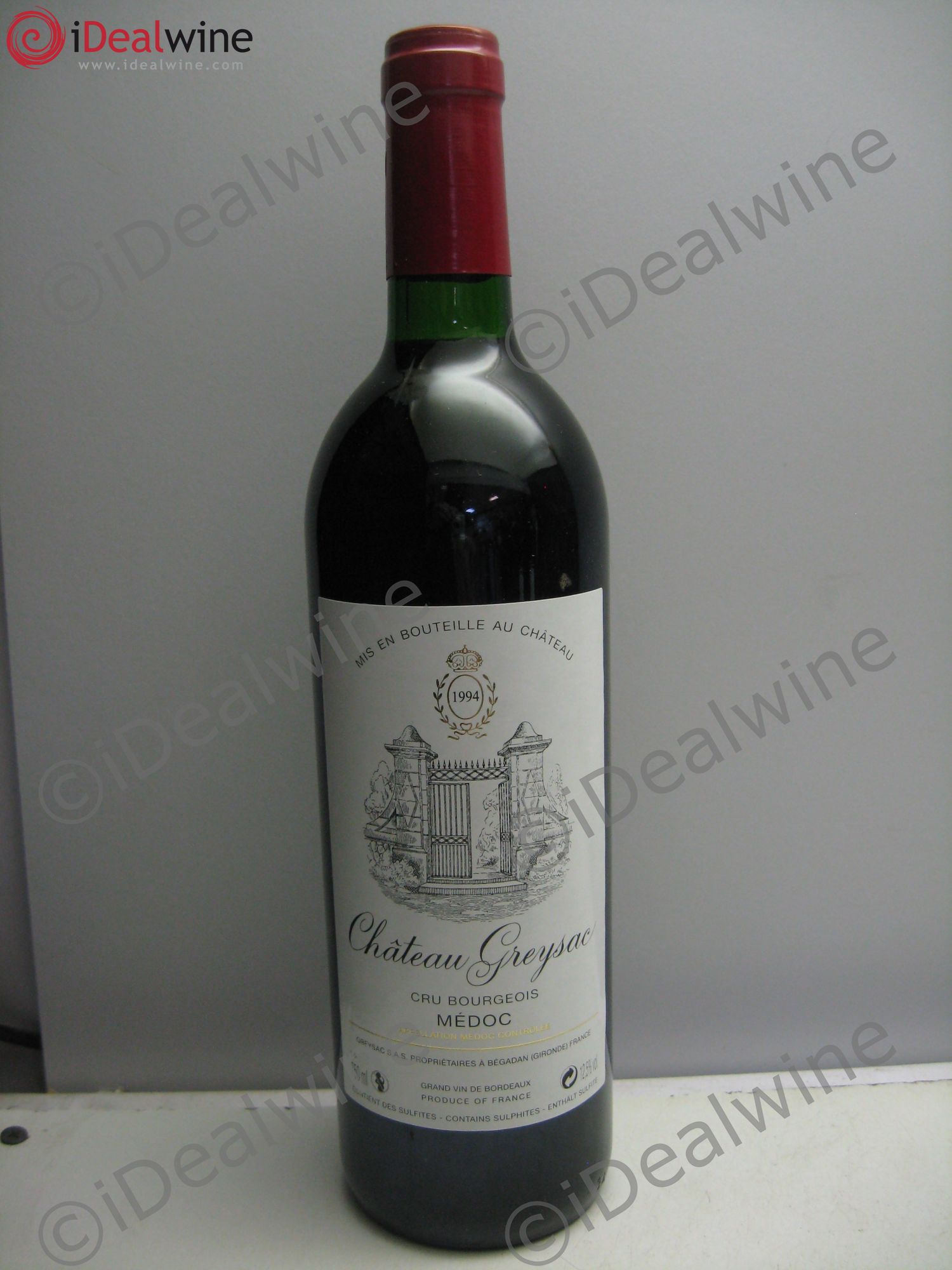 Château Greysac Cru Bourgeois ALMA - ADL 140516 1994 - Lot de 1 bouteille - 0