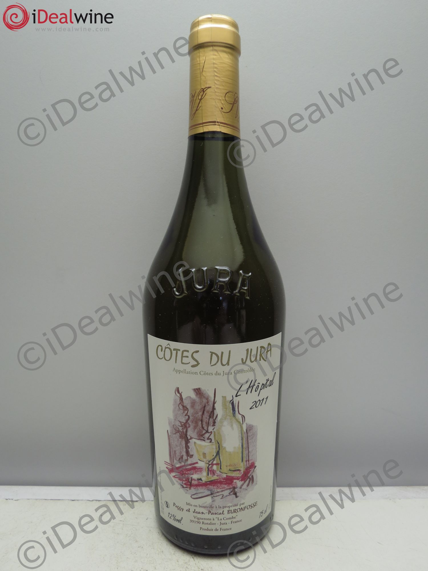 Côtes du Jura L'Hôpital Buronfosse 2011 - Lot de 1 bouteille - 0