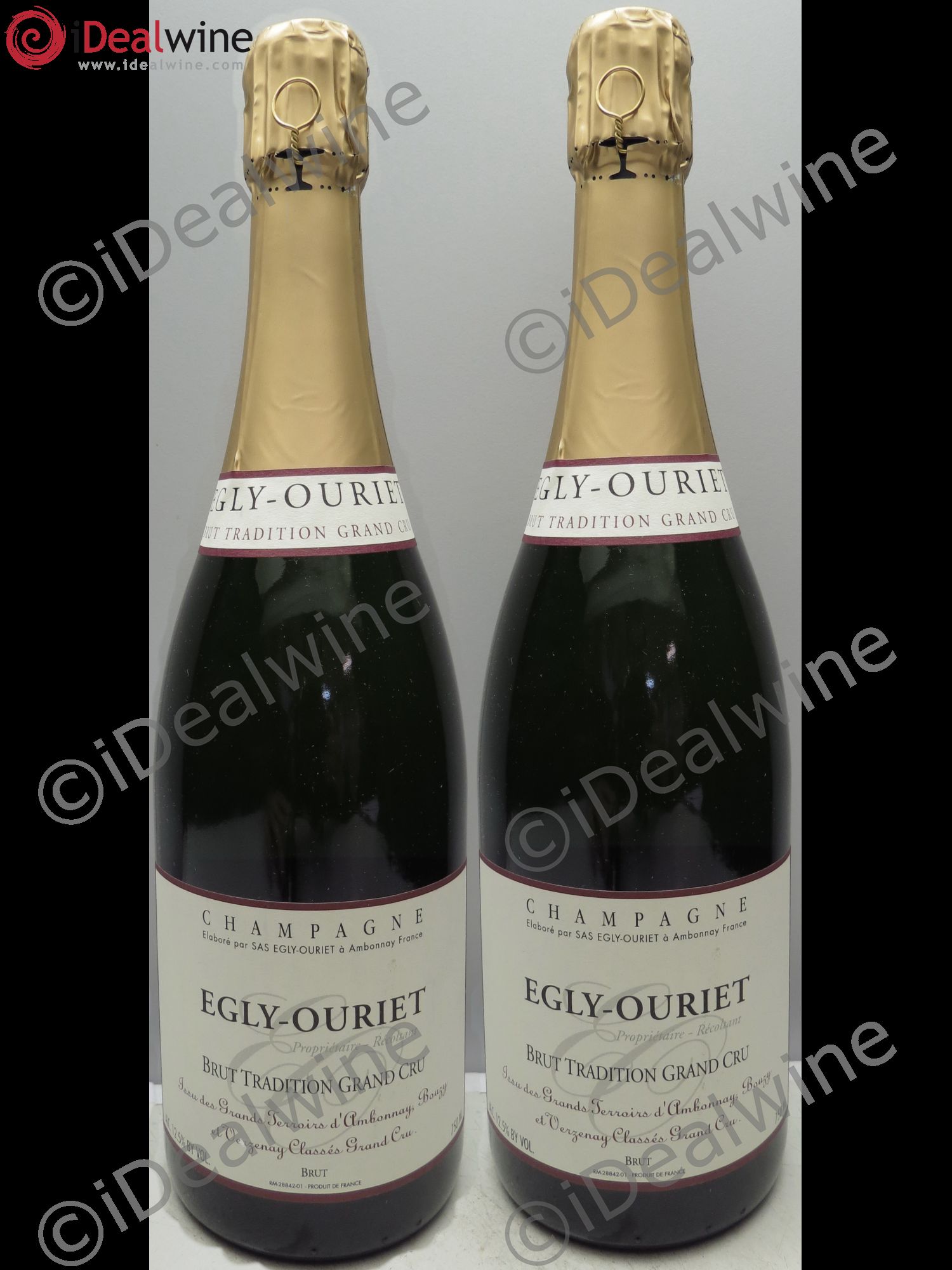 Brut Tradition Egly-Ouriet - Lot de 2 bouteilles - 0