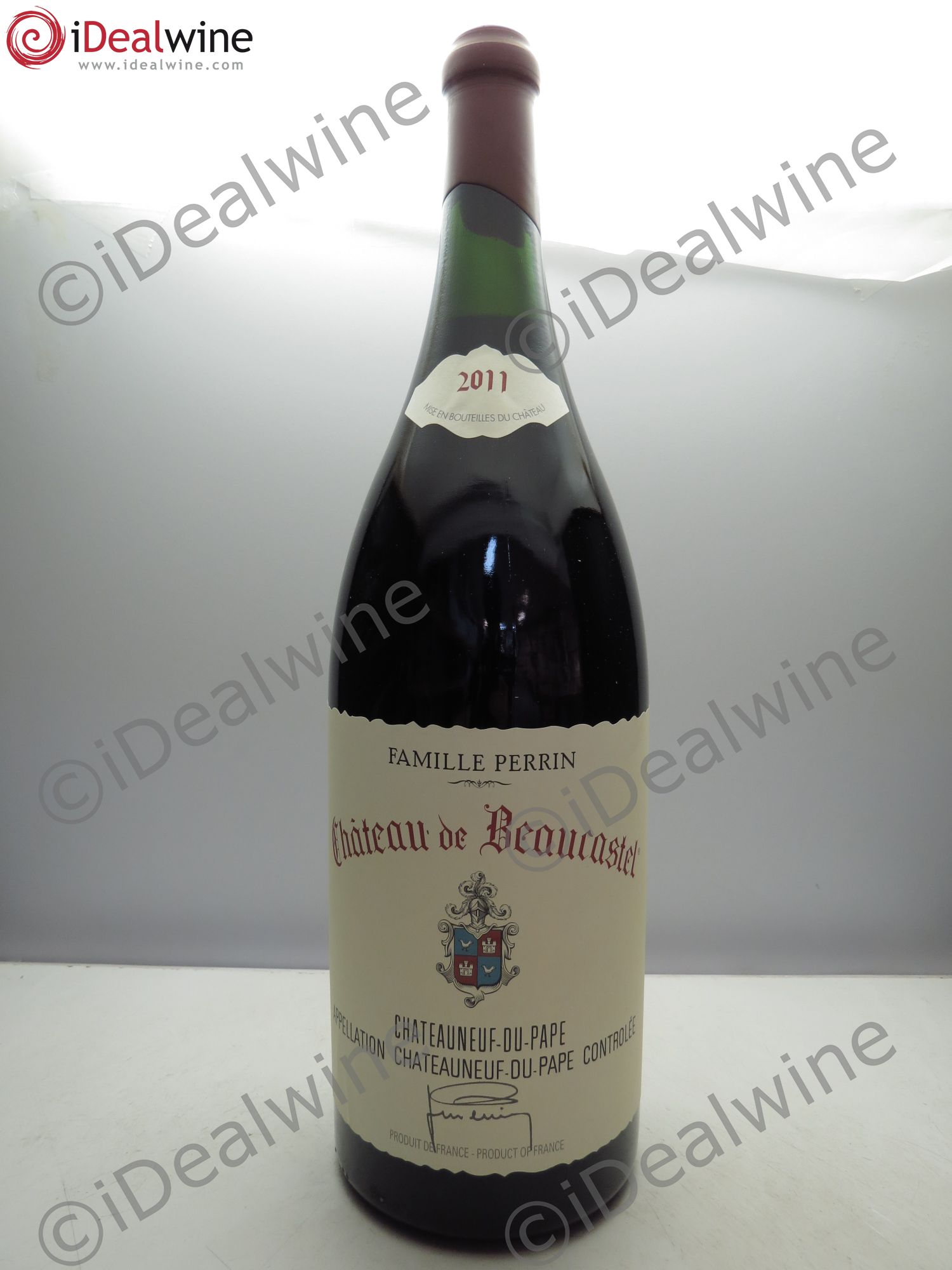 Châteauneuf-du-Pape Château de Beaucastel Famille Perrin 2011 - Lot de 1 double magnum - 0
