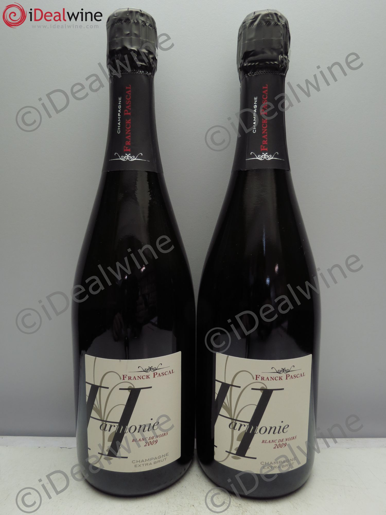 Harmonie Extra-Brut Franck Pascal Blanc de Noirs 2009 - Lot de 2 bouteilles - 0