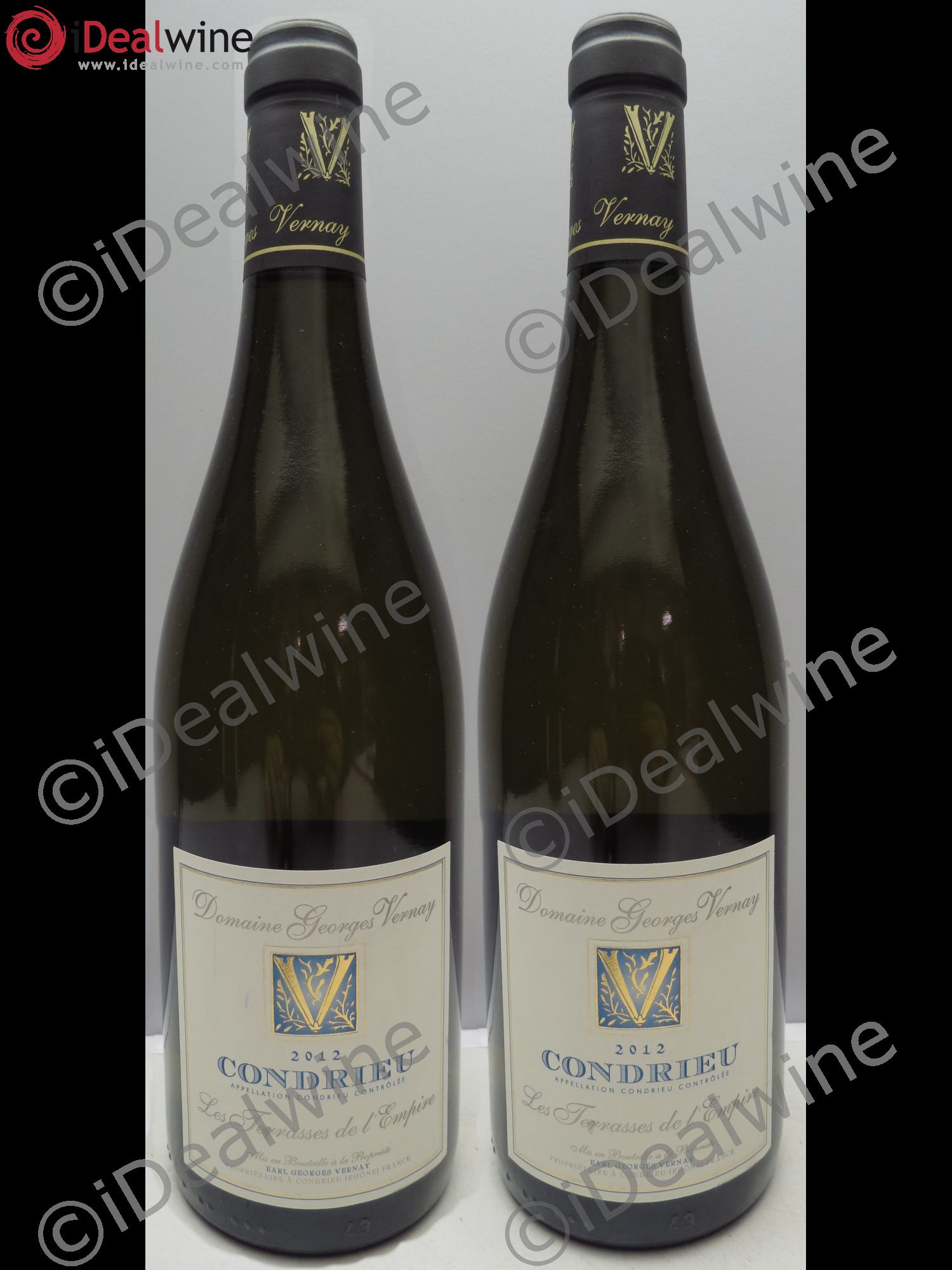 Condrieu Terrasses de l'Empire Georges Vernay 2012 - Lot de 2 bouteilles - 0