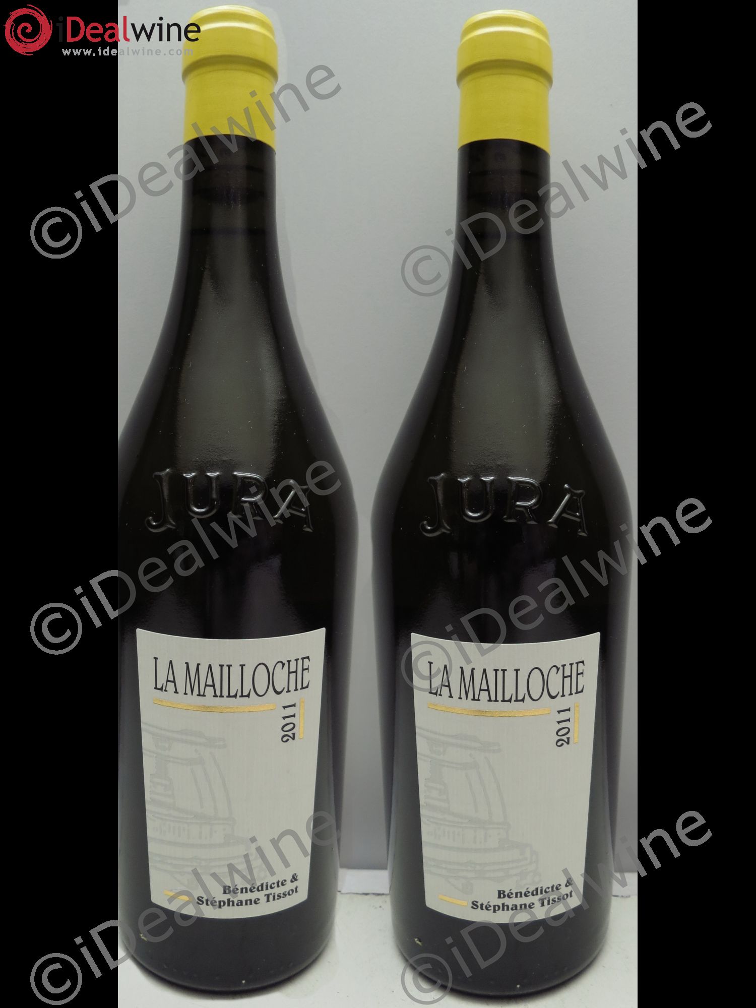 Arbois La Mailloche Bénédicte et Stéphane Tissot 2011 - Lot de 2 bouteilles - 0