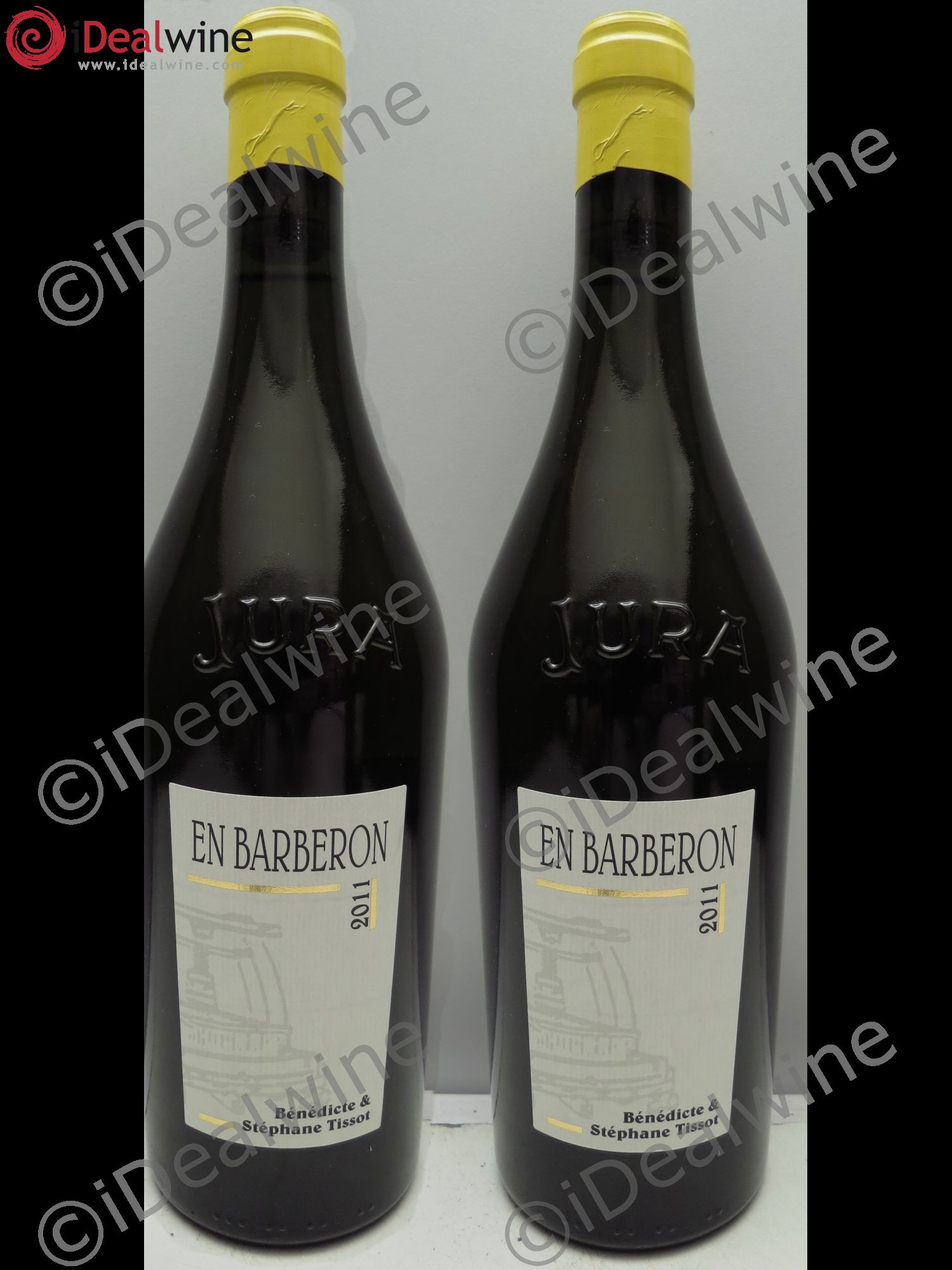 Côtes du Jura En Barberon Bénédicte et Stéphane Tissot 2011 - Lot de 2 bouteilles - 0
