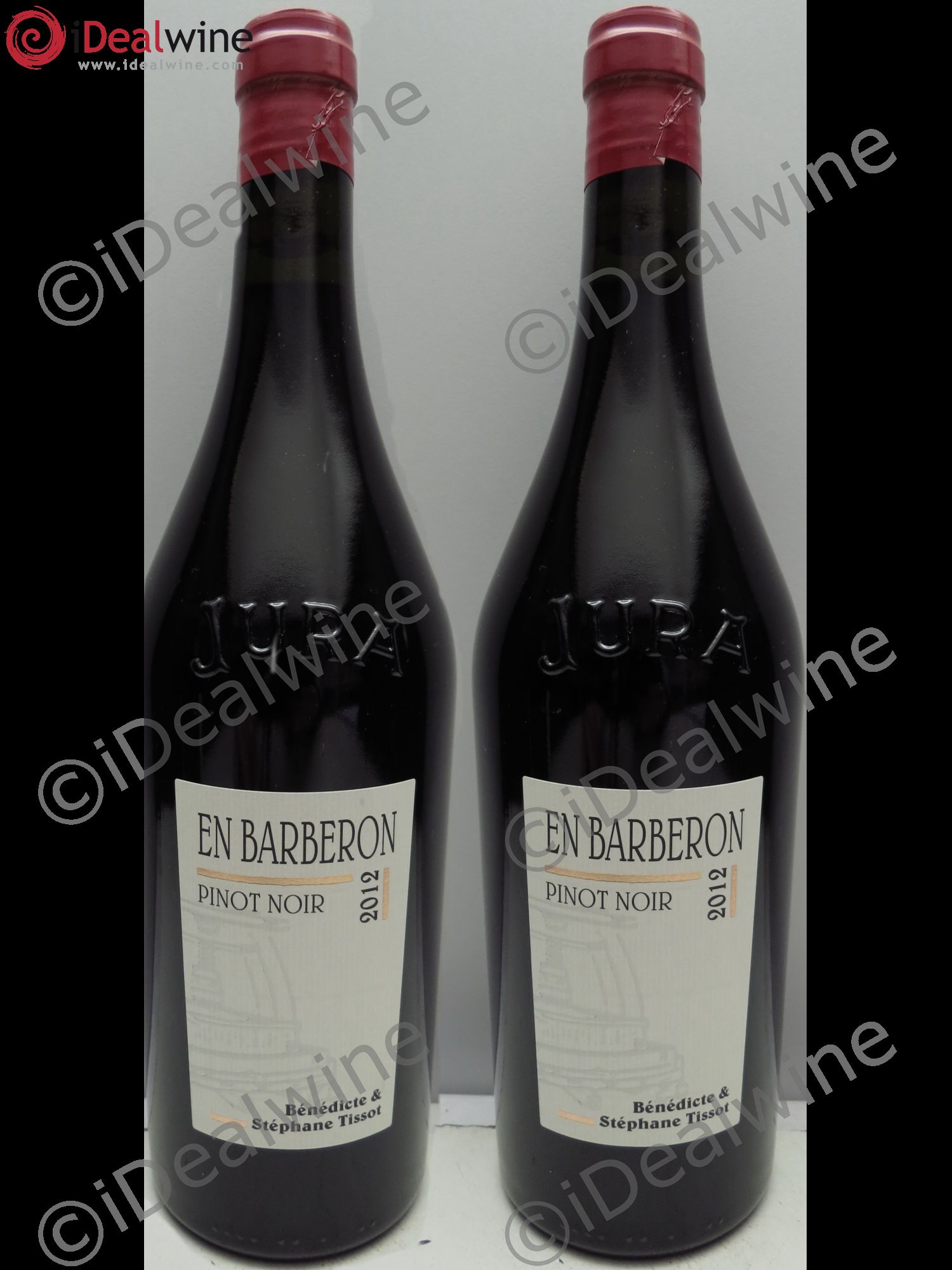 Côtes du Jura En Barberon Bénédicte et Stéphane Tissot 2012 - Lot de 2 bouteilles - 0