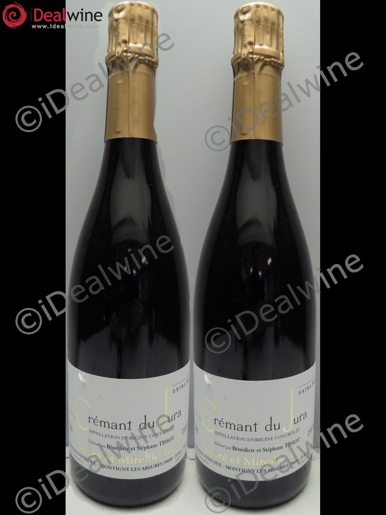 Crémant du Jura Blanc Extra-Brut Bénédicte et Stéphane Tissot - Lot de 2 bouteilles - 0