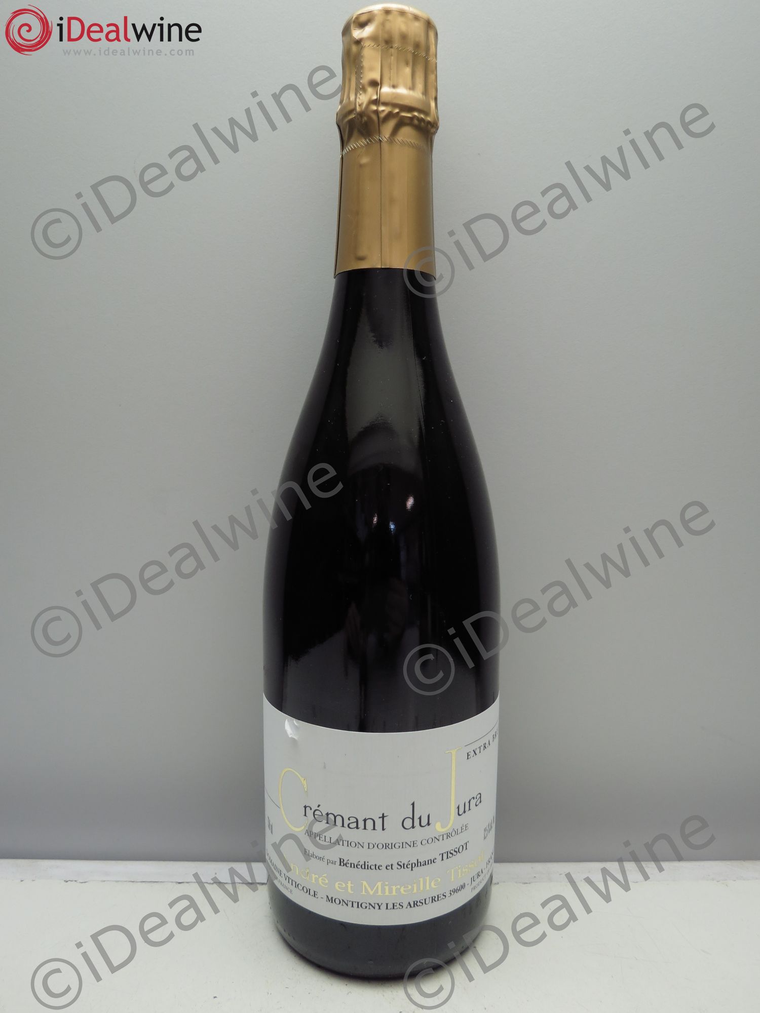 Crémant du Jura Blanc Extra-Brut Bénédicte et Stéphane Tissot - Lot de 1 bouteille - 0