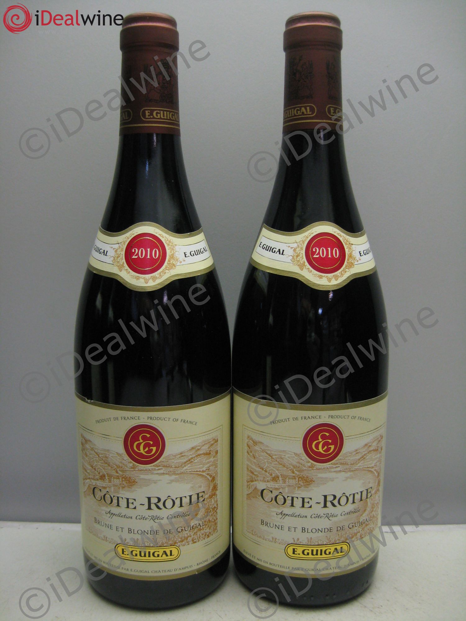Côte-Rôtie Côtes Brune et Blonde Guigal 2010 - Lot de 2 bouteilles - 0