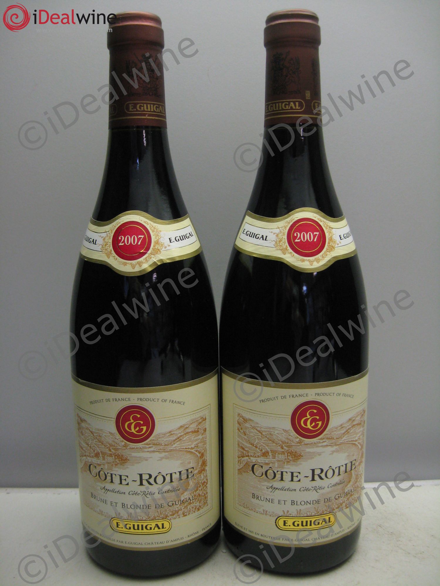 Côte-Rôtie Côtes Brune et Blonde Guigal 2007 - Lot de 2 bouteilles - 0