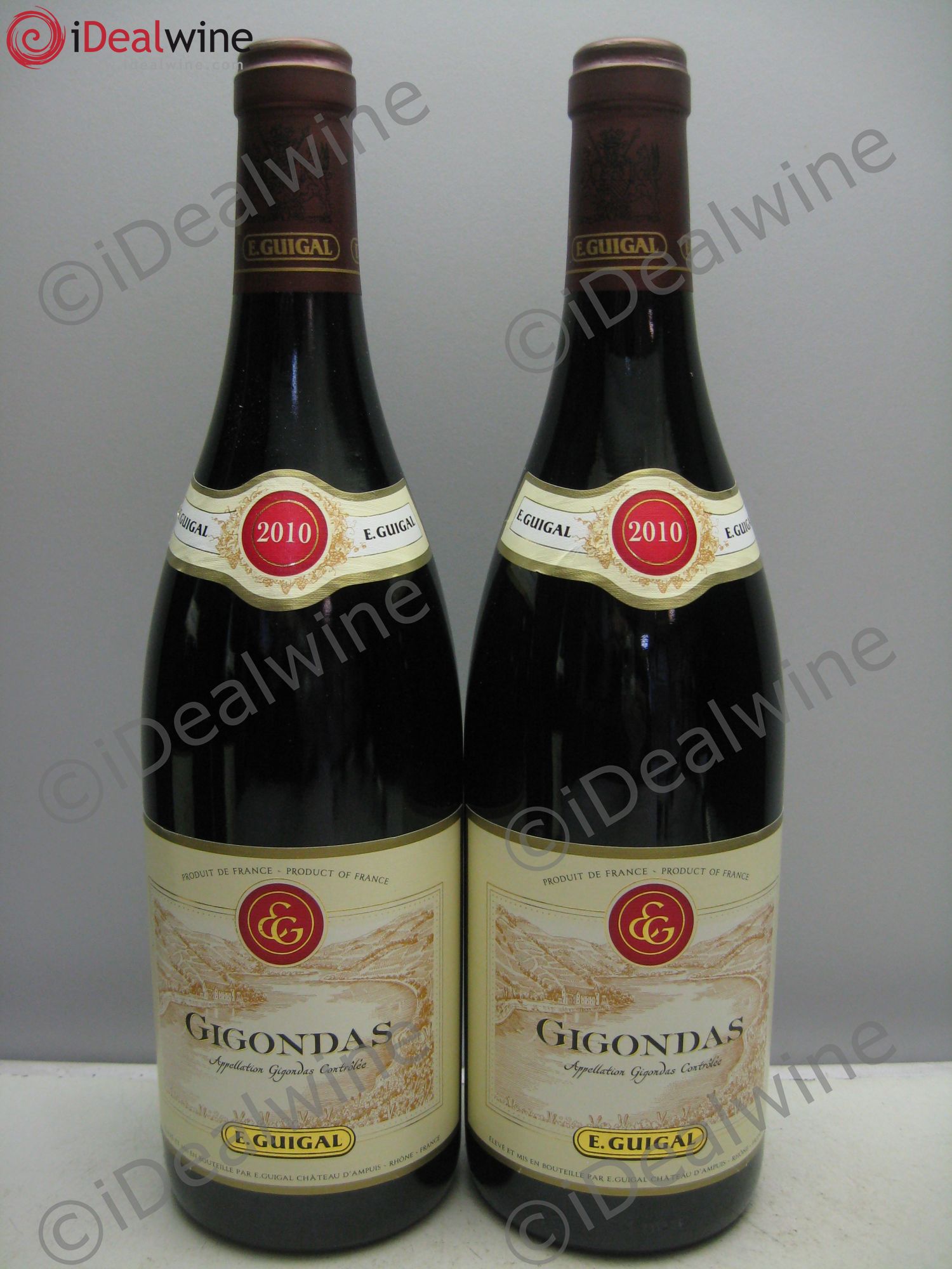 Gigondas E. Guigal 2010 - Posten von 2 Flaschen - 0