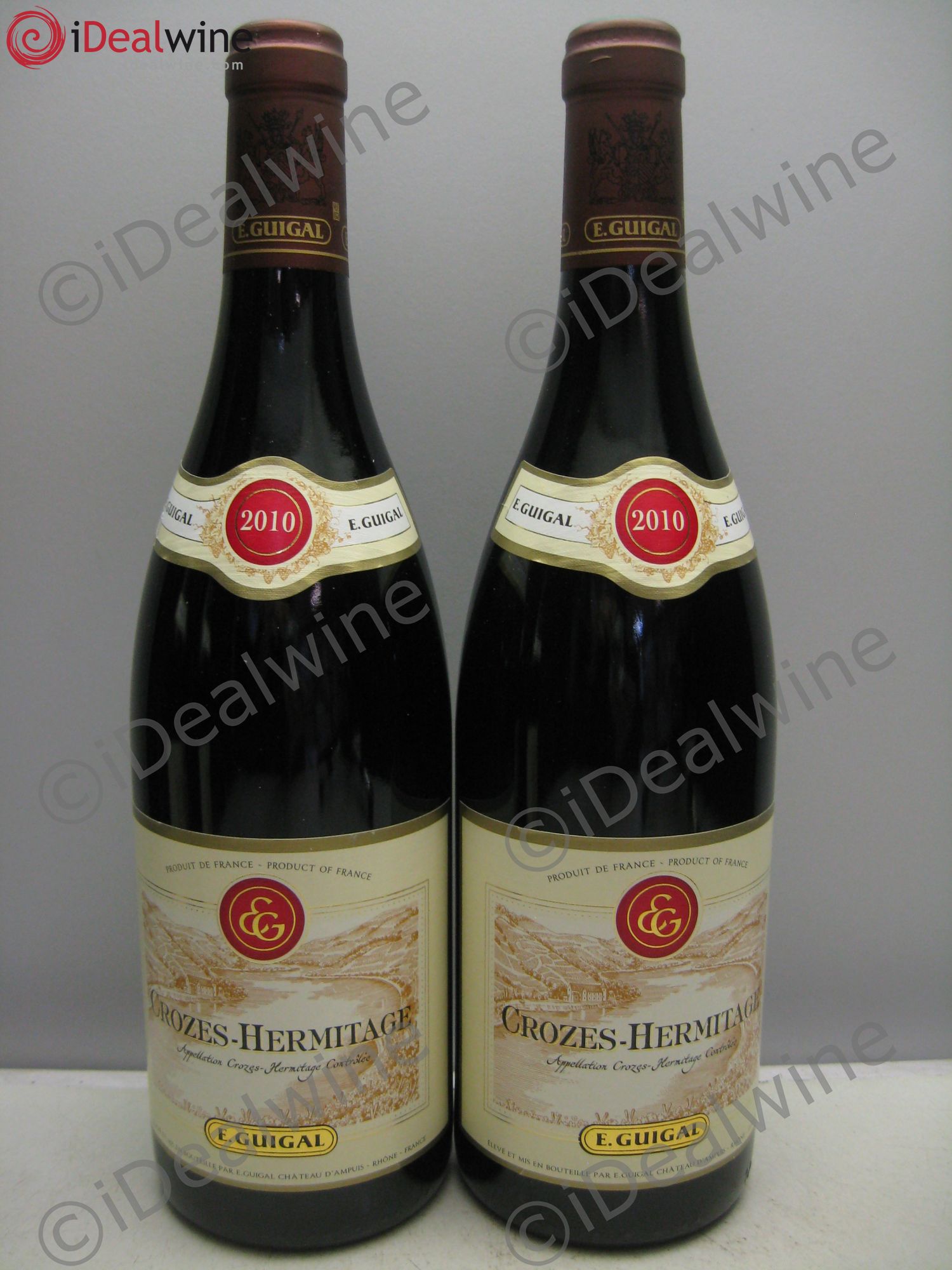 Crozes-Hermitage E. Guigal - ALMA - ADL 140516 2010 - Posten von 2 Flaschen - 0
