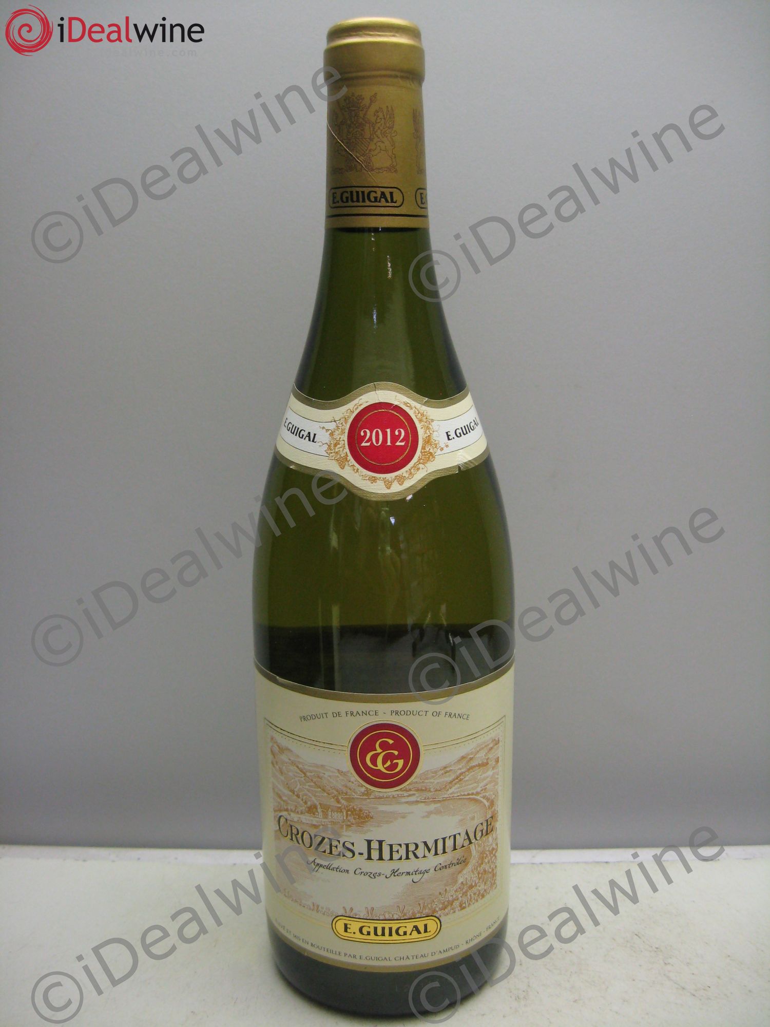 Crozes-Hermitage E. Guigal - AUDOUARD - ADL 140516 2012 - Posten von 1 Flasche - 0