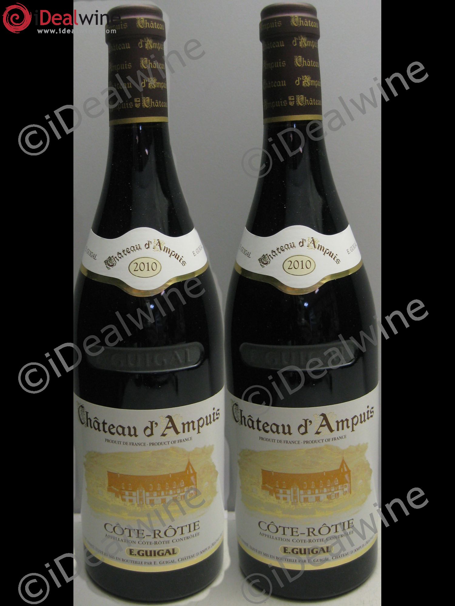 Côte-Rôtie Château d'Ampuis Guigal 2010 - Lot de 2 bouteilles - 0