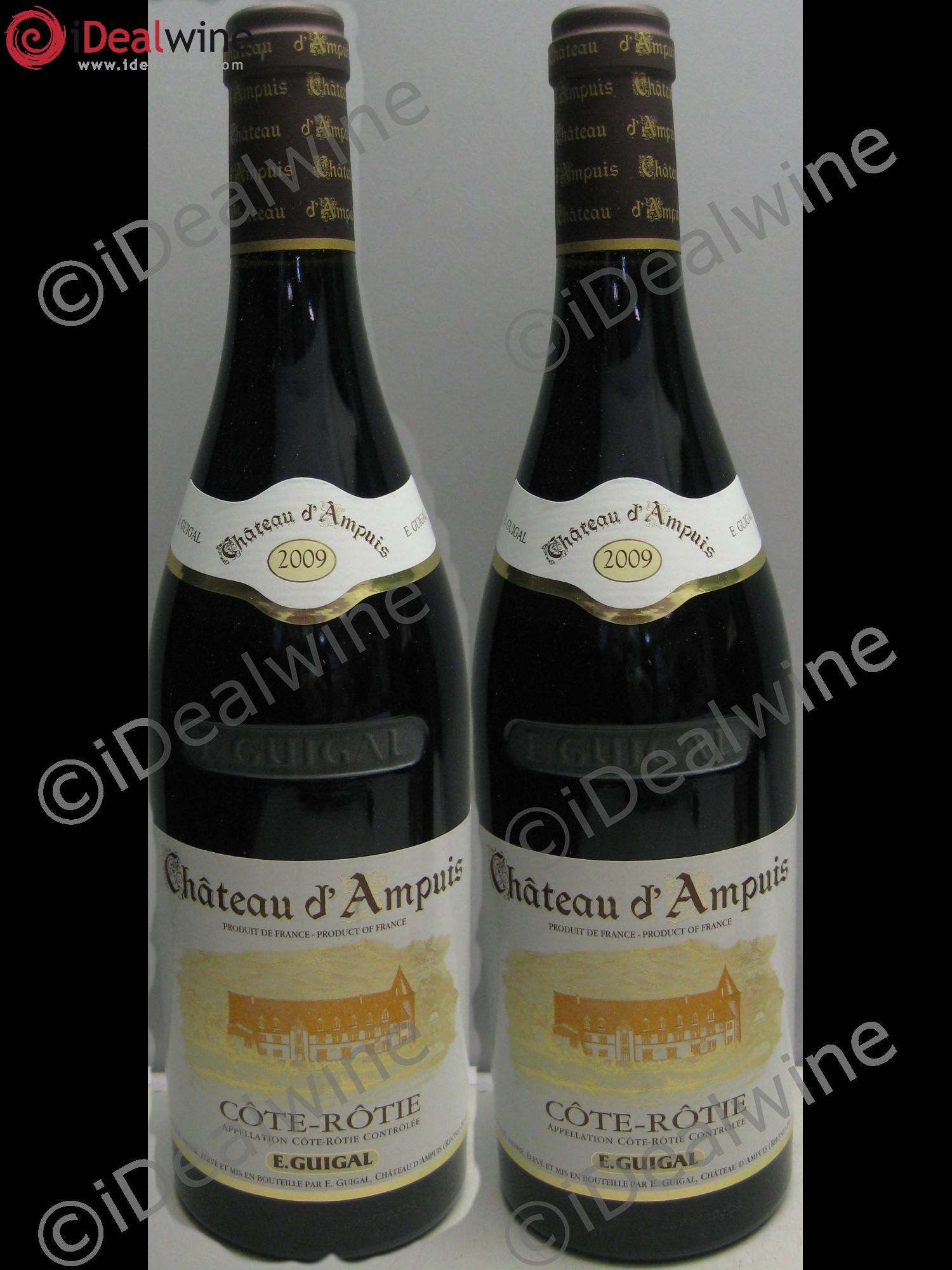 Côte-Rôtie Château d'Ampuis Guigal 2009 - Lot de 2 bouteilles - 0
