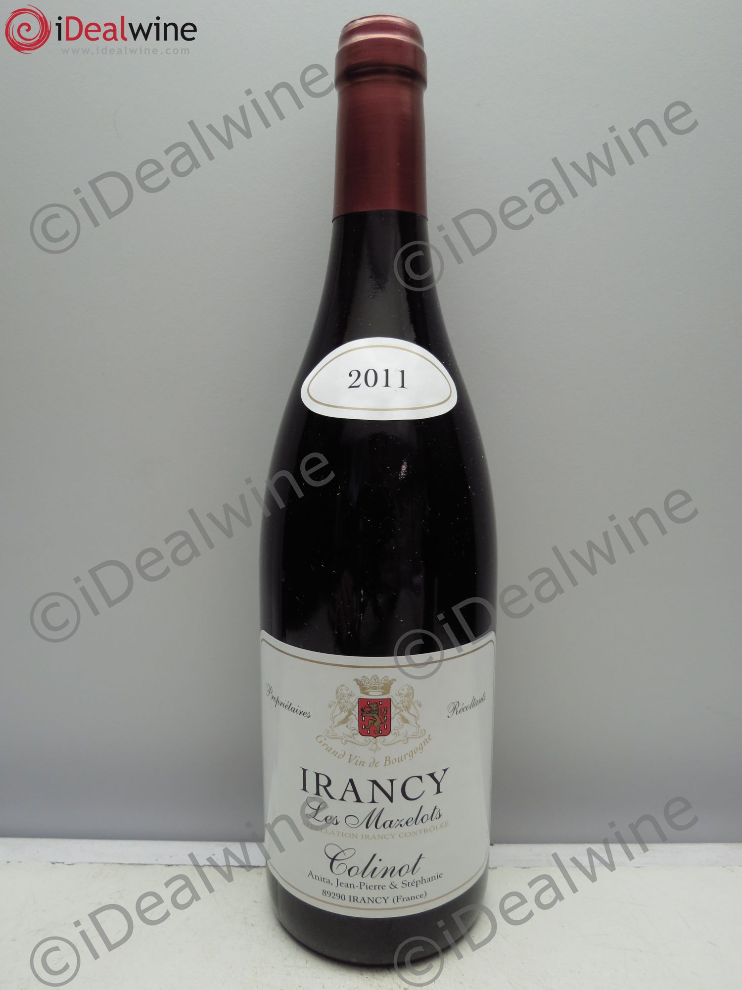 Bourgogne Irancy Les Mazelots - Colinot 2011 - Posten von 1 Flasche - 0