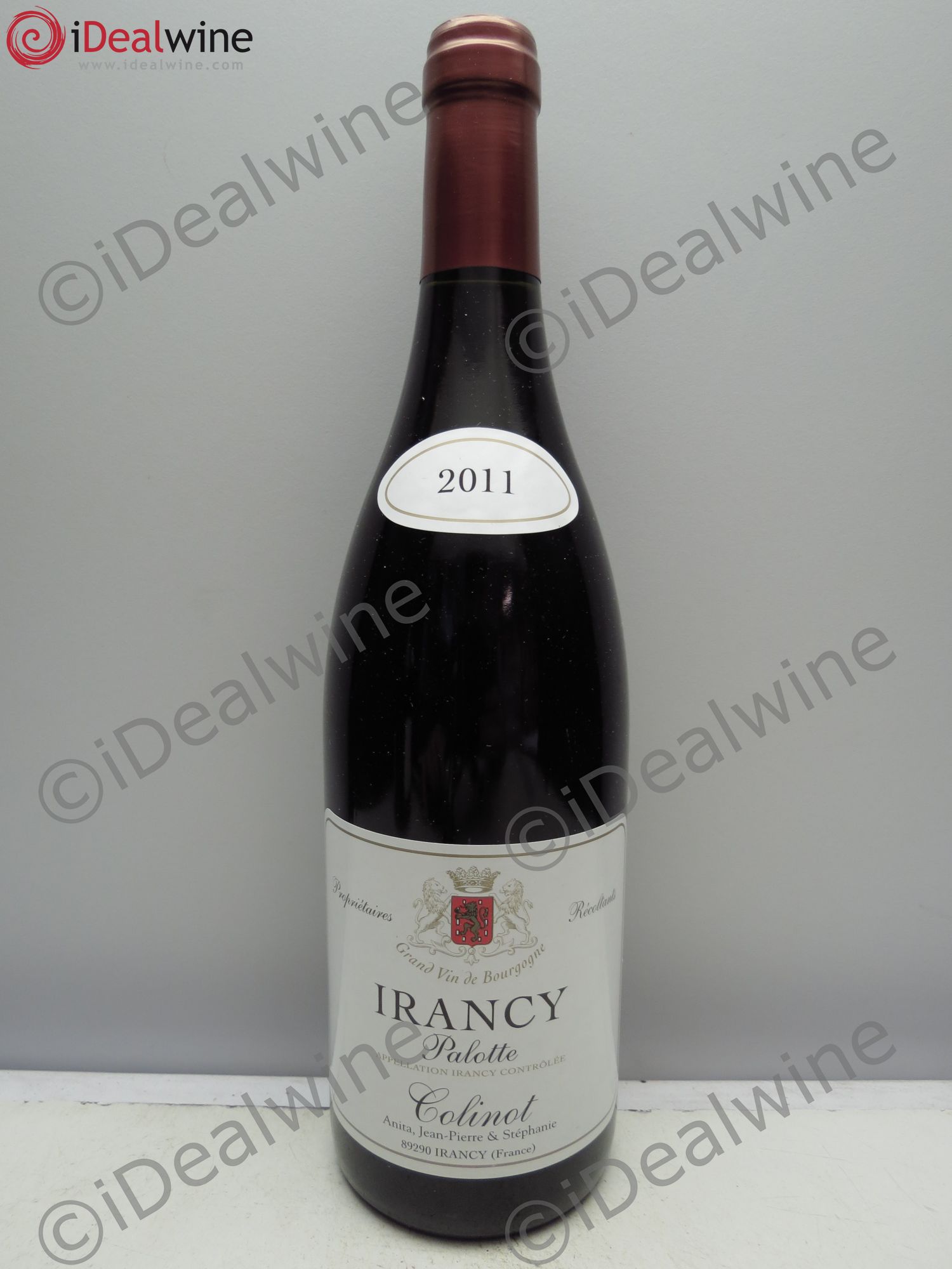 Bourgogne Irancy Palotte - Colinot 2011 - Posten von 1 Flasche - 0