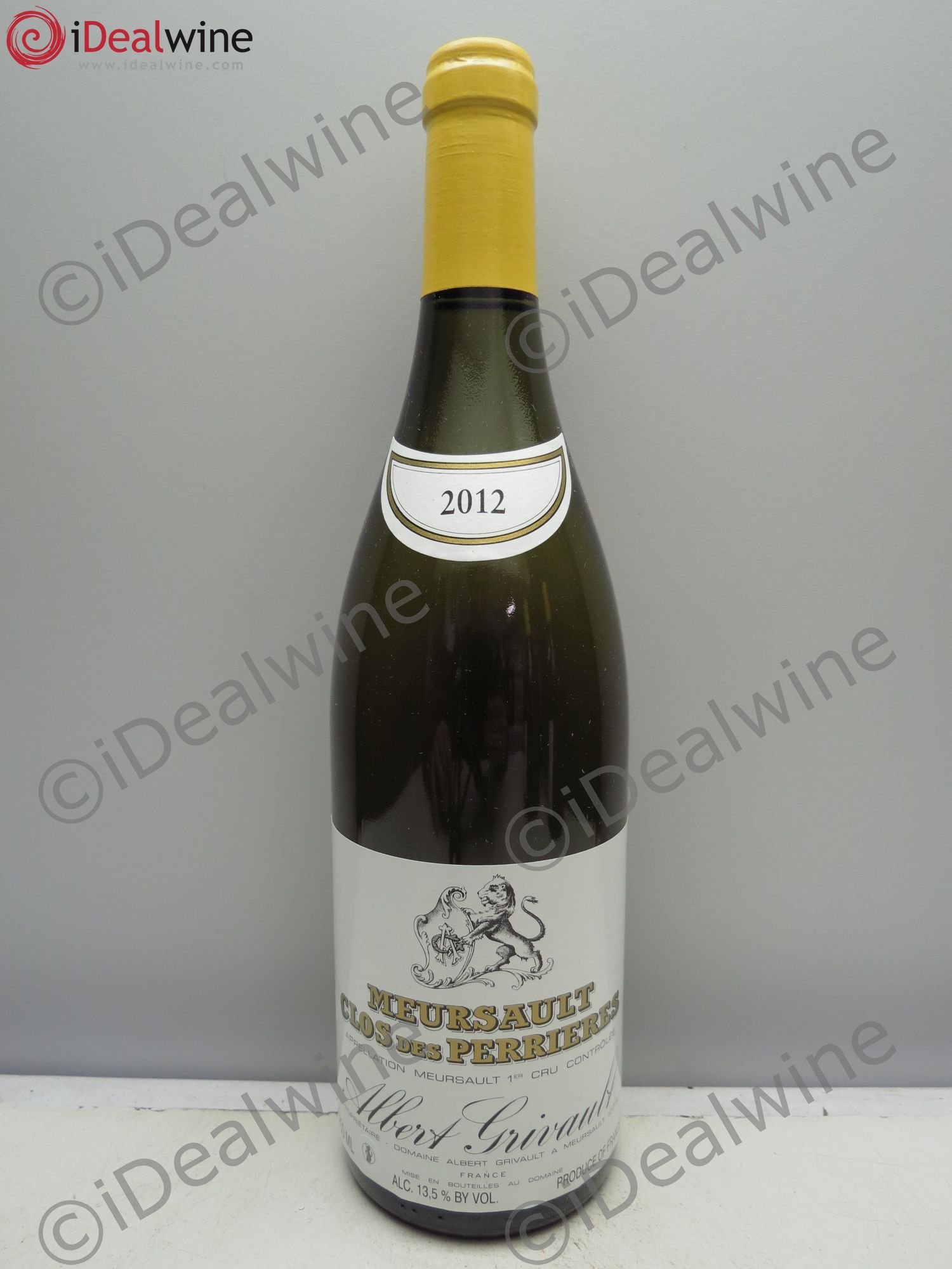 Meursault 1er Cru Perrières Albert Grivault 2012 - Lot de 1 bouteille - 0