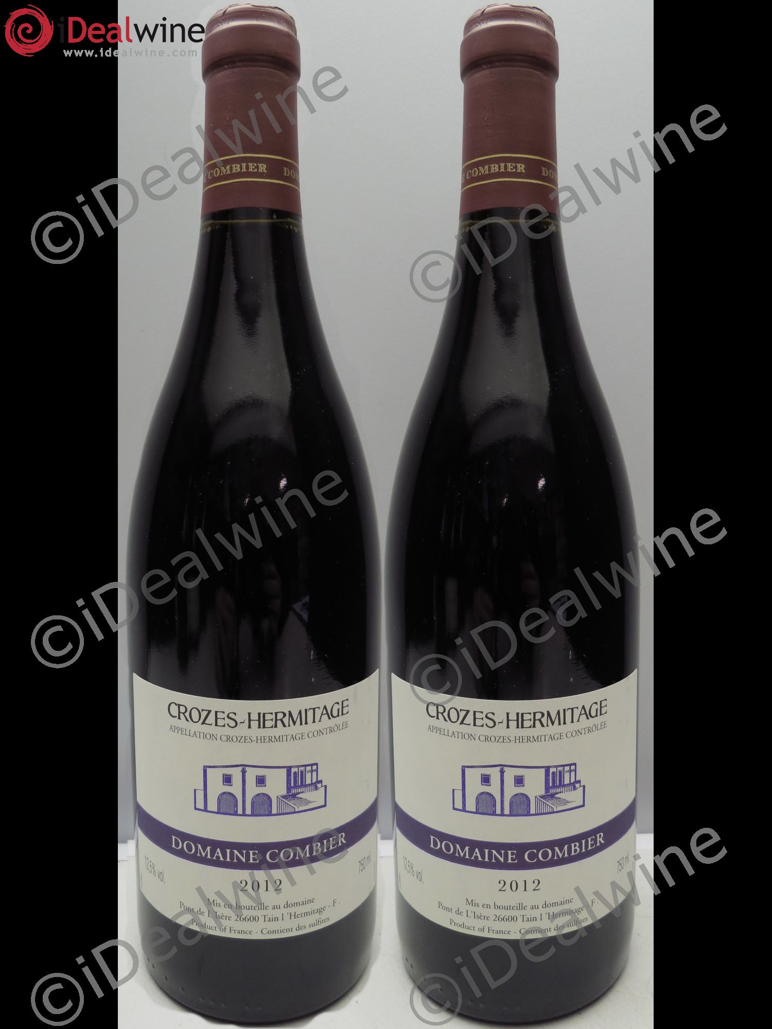 Crozes-Hermitage Combier 2012 - Lot de 2 bouteilles - 0