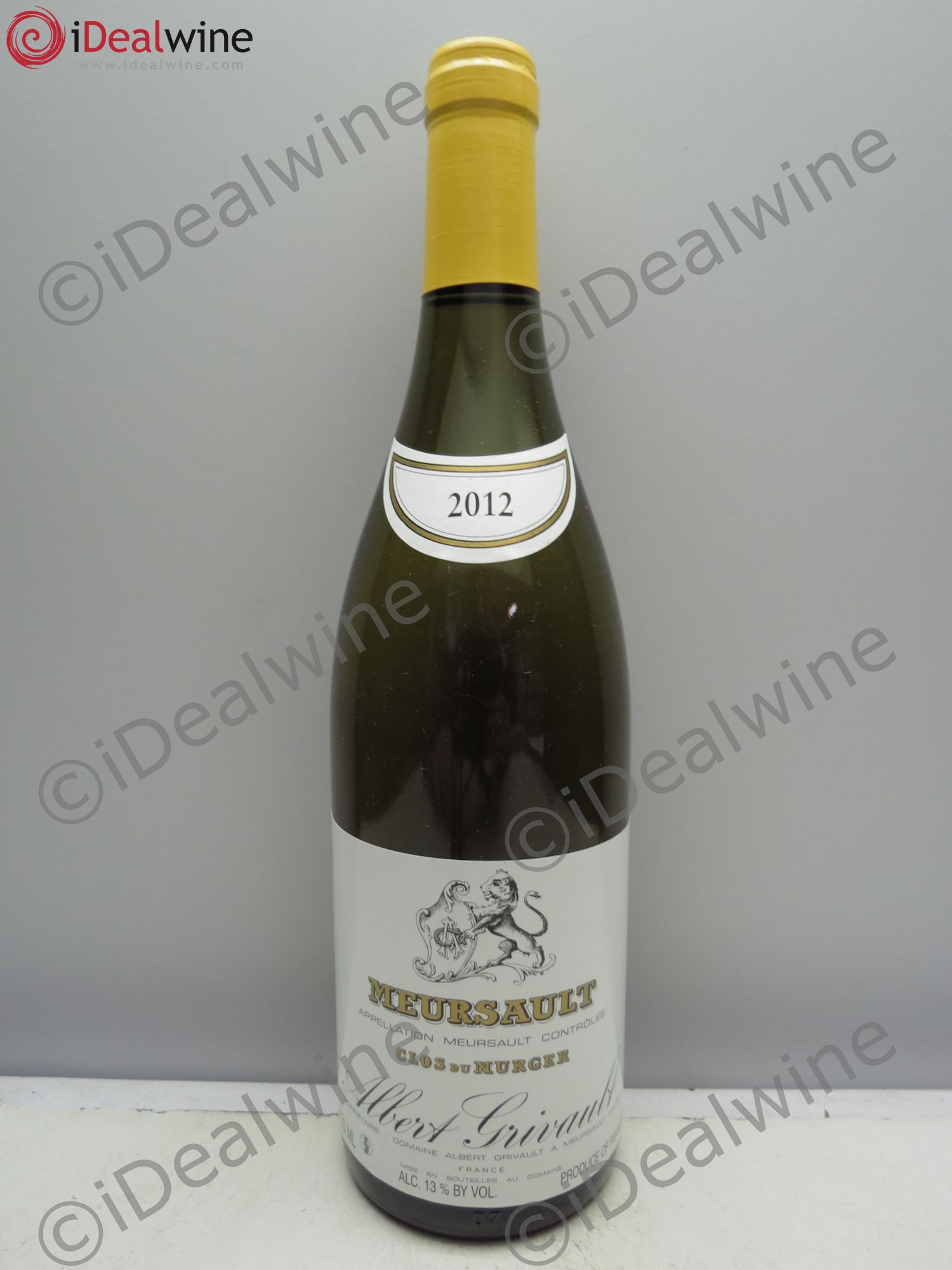 Meursault Clos du Murger - Albert Grivault 2012 - Posten von 1 Flasche - 0