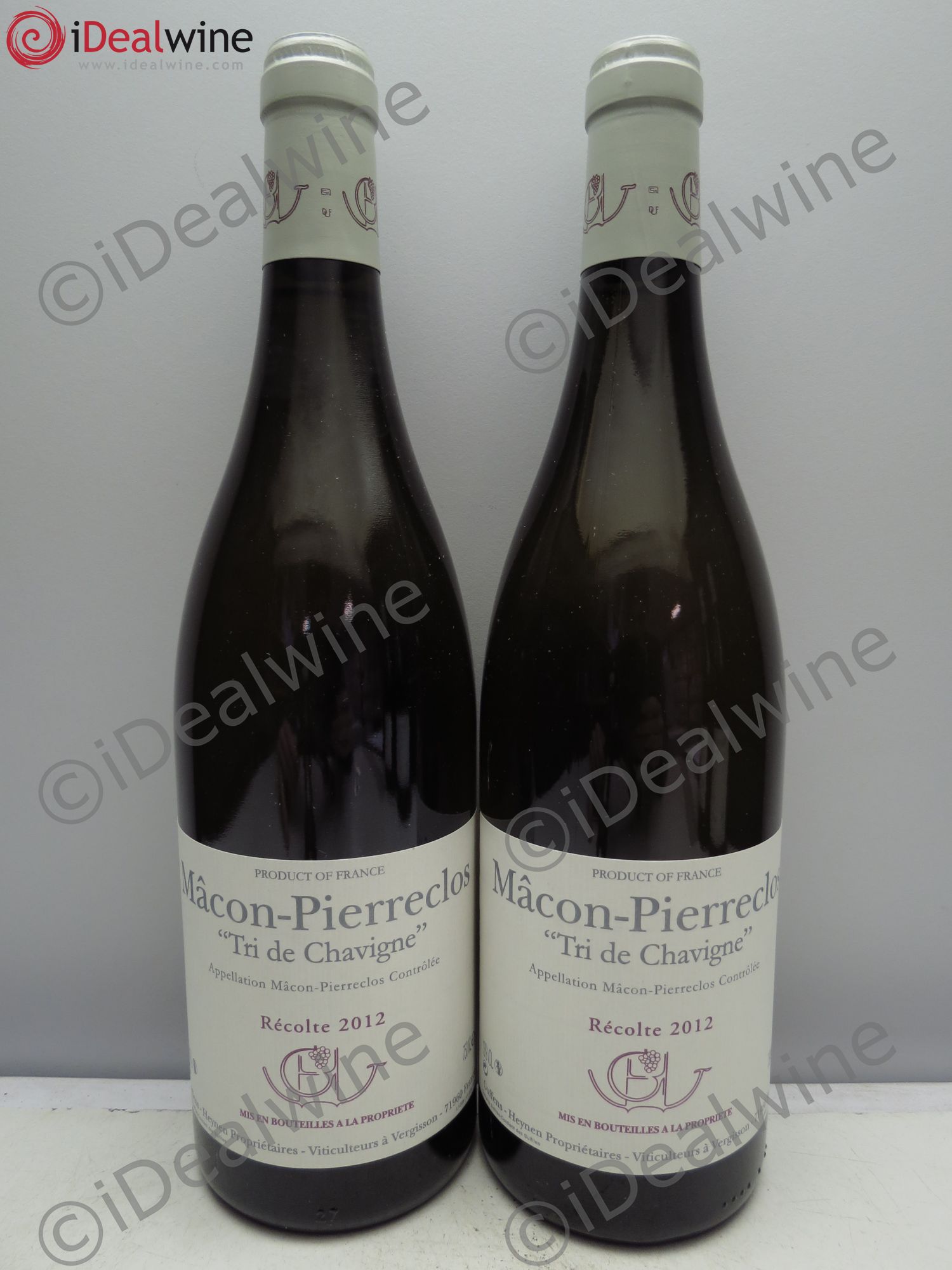 Mâcon-Pierreclos Tri de Chavigne Guffens-Heynen 2012 - Lot de 2 bouteilles - 0