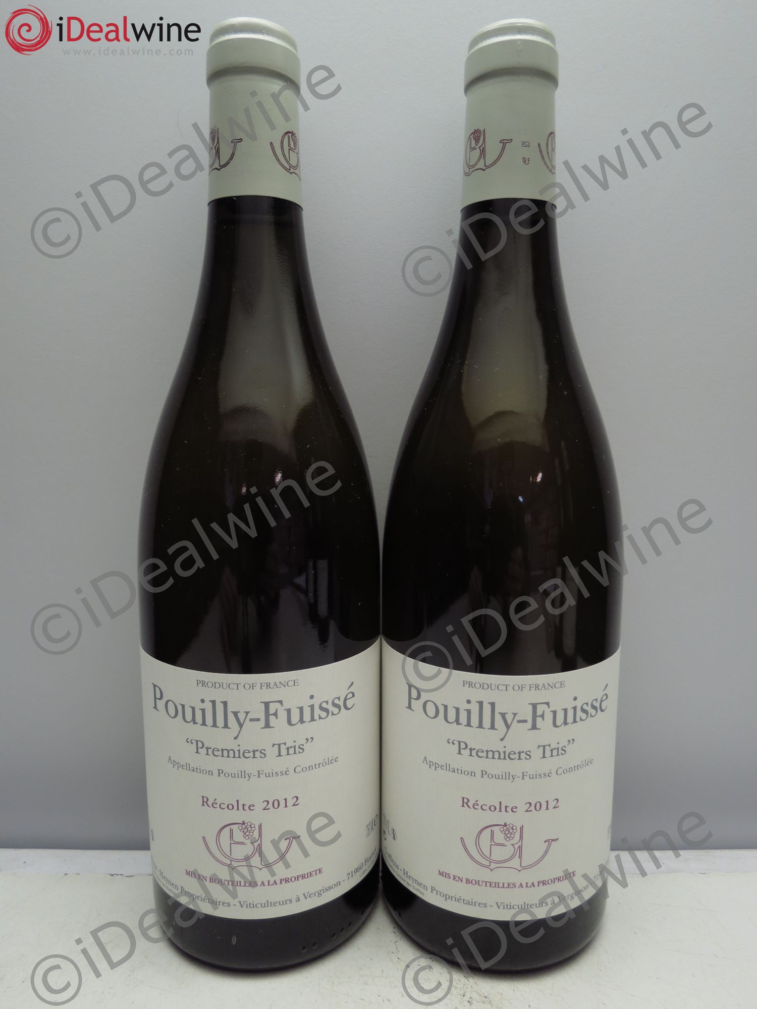 Pouilly-Fuissé Premiers Tris Guffens Heynen 2012 - Posten von 2 Flaschen - 0