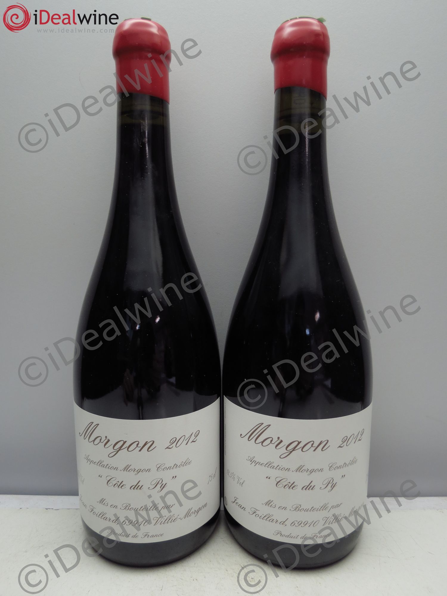 Morgon Côte du Py Jean Foillard 2012 - Lot de 2 bouteilles - 0